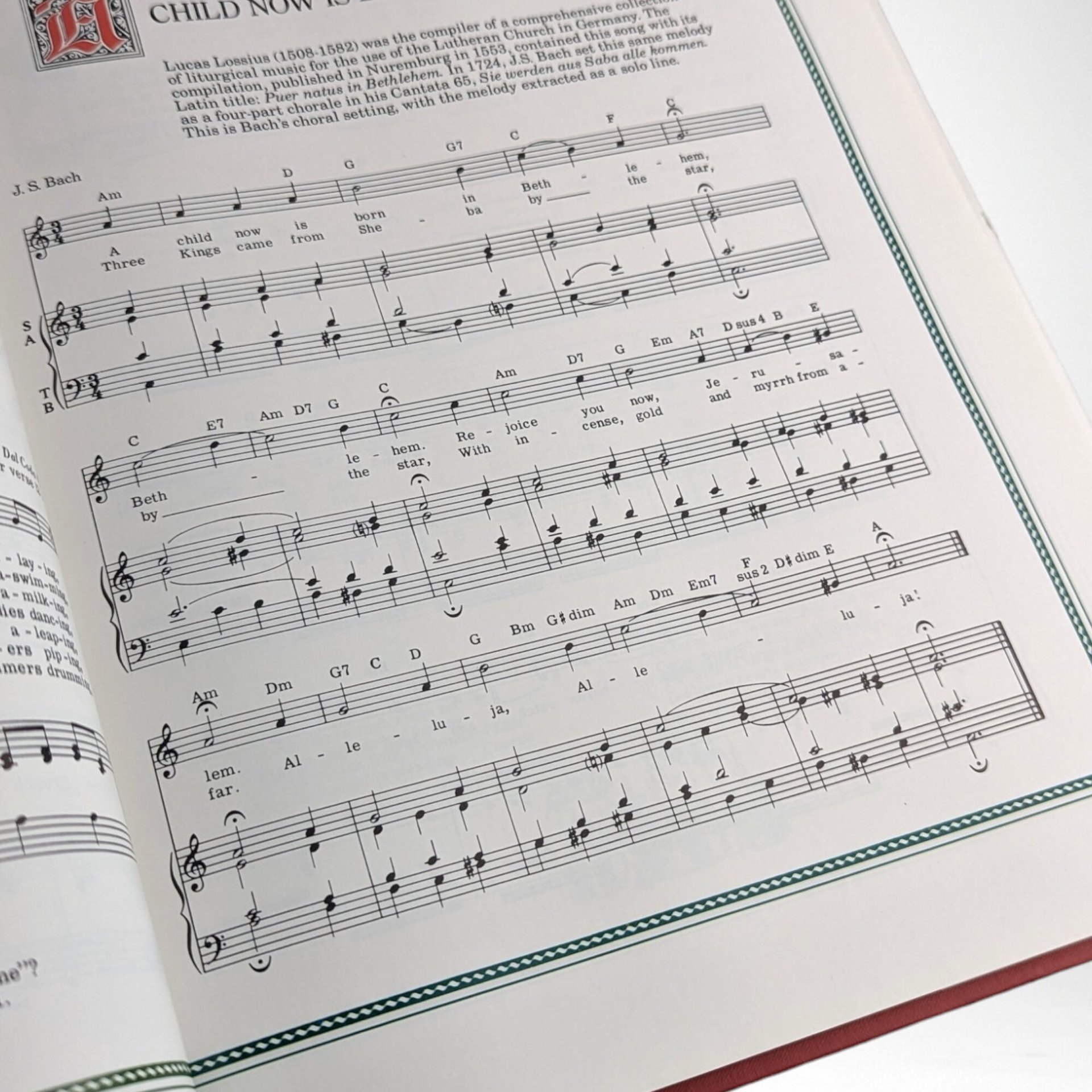 1991 A Treasury of Christmas Carols Music Book, Jerry Silverman