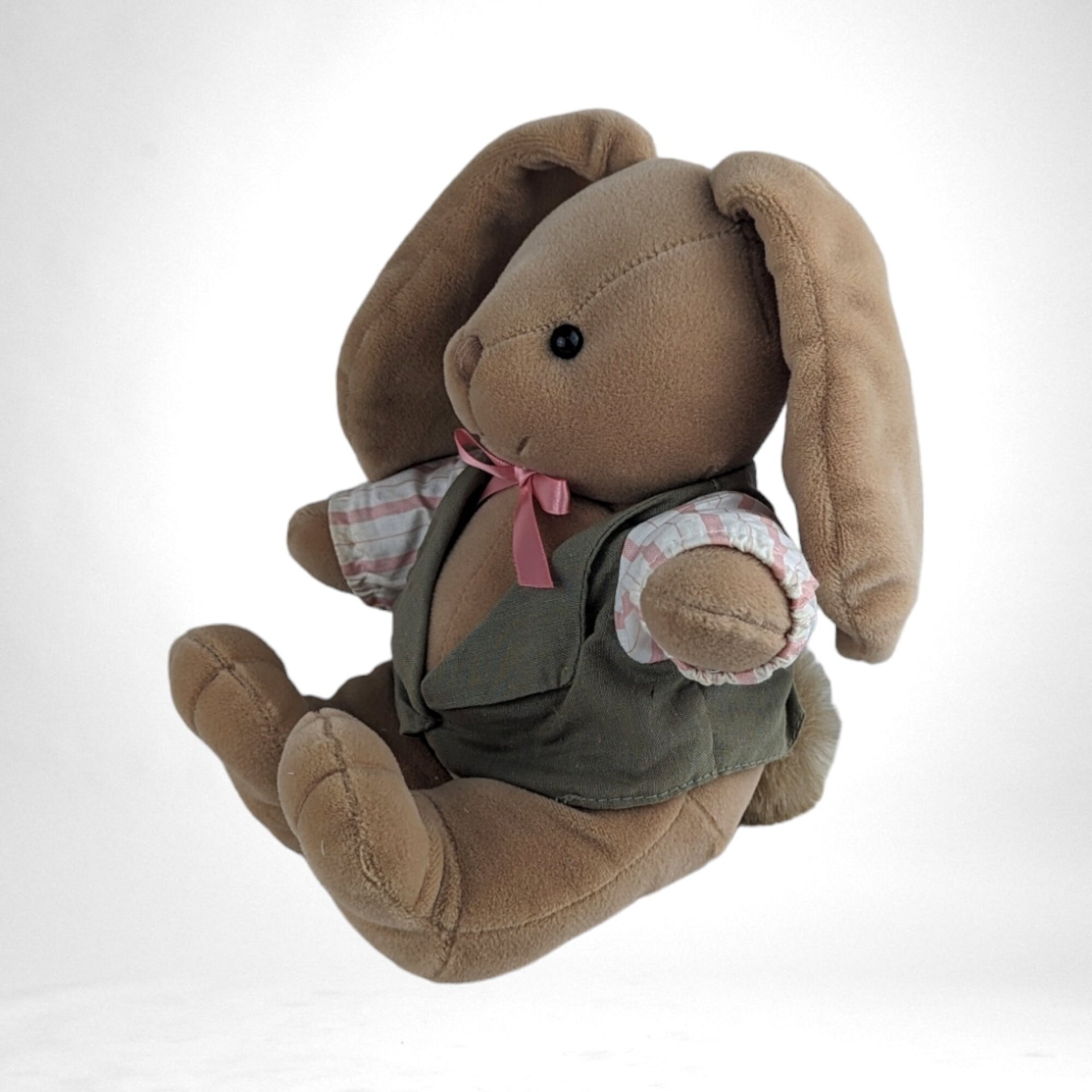Vintage Commonwealth Plush Bunny with Vest
