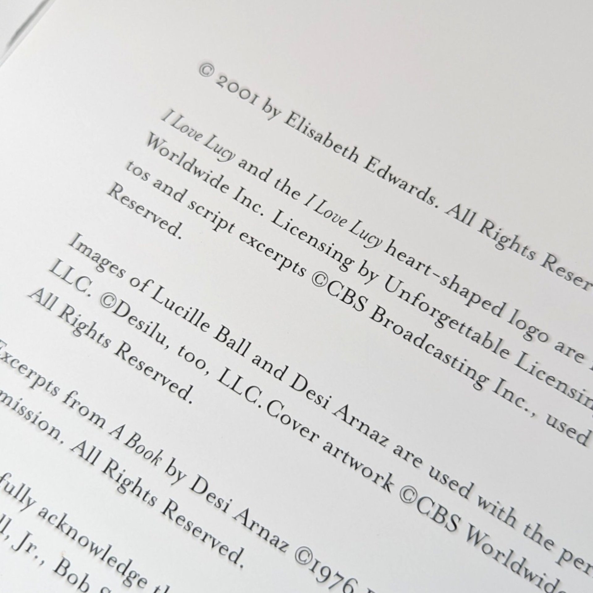 I love Lucy, Celebrating 50 Years of Love and Laughter by Elisabeth Edwards, Silver Cover