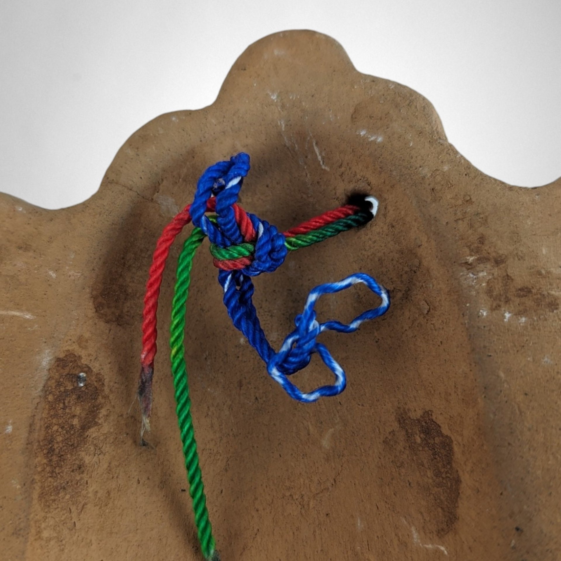 Vintage Terrcotta Aztec Mask 8" Wall Decor