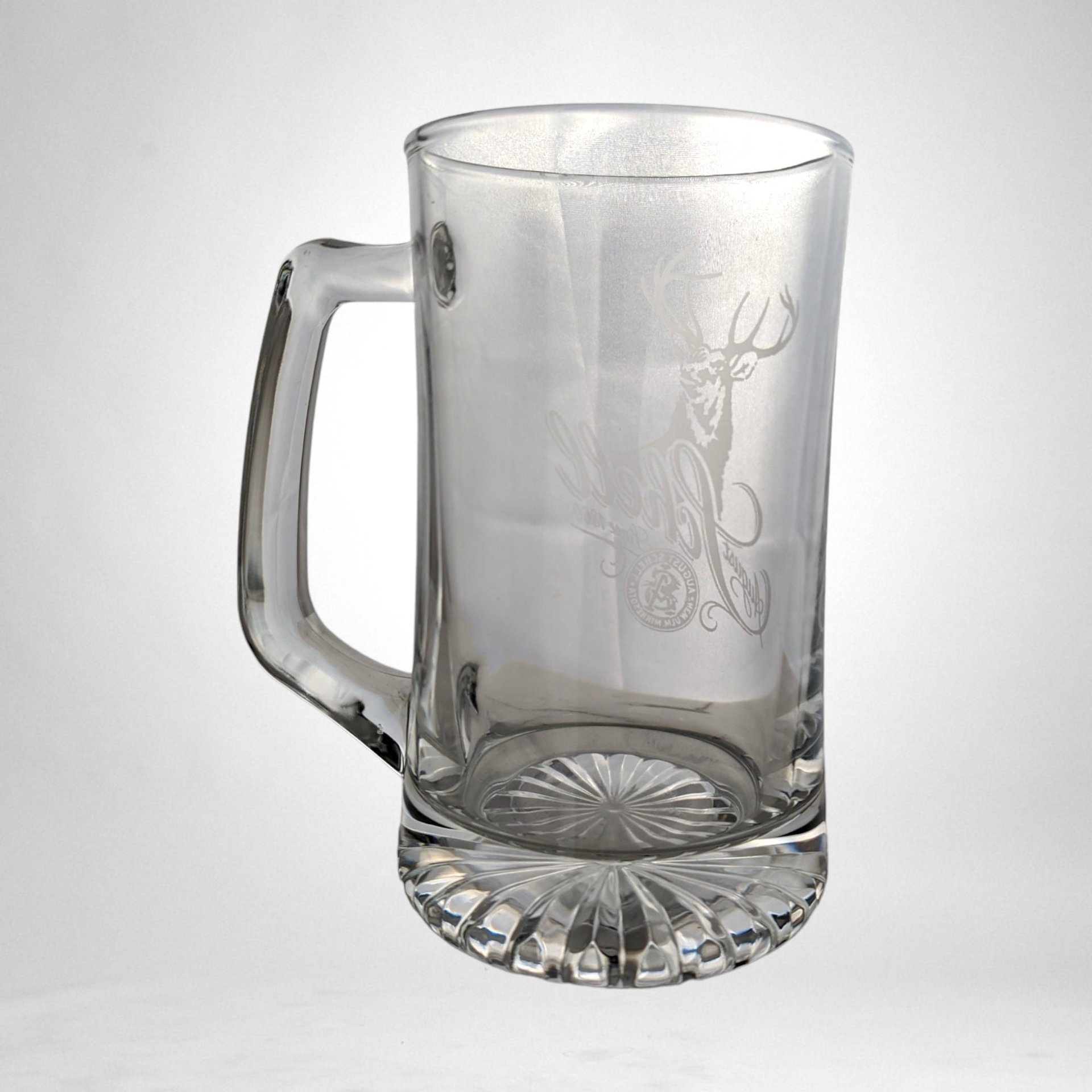 Vintage Schell Glass Beer Mug