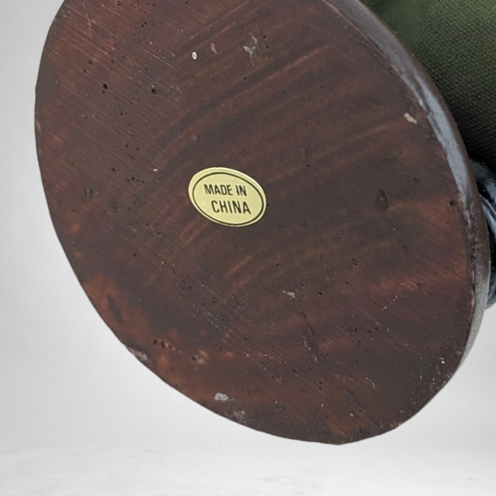 Vintage 10" Santa Figure, Stiff Fabric