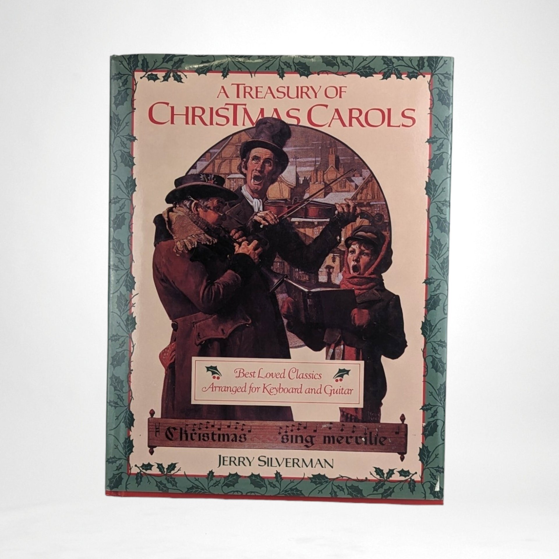 1991 A Treasury of Christmas Carols Music Book, Jerry Silverman