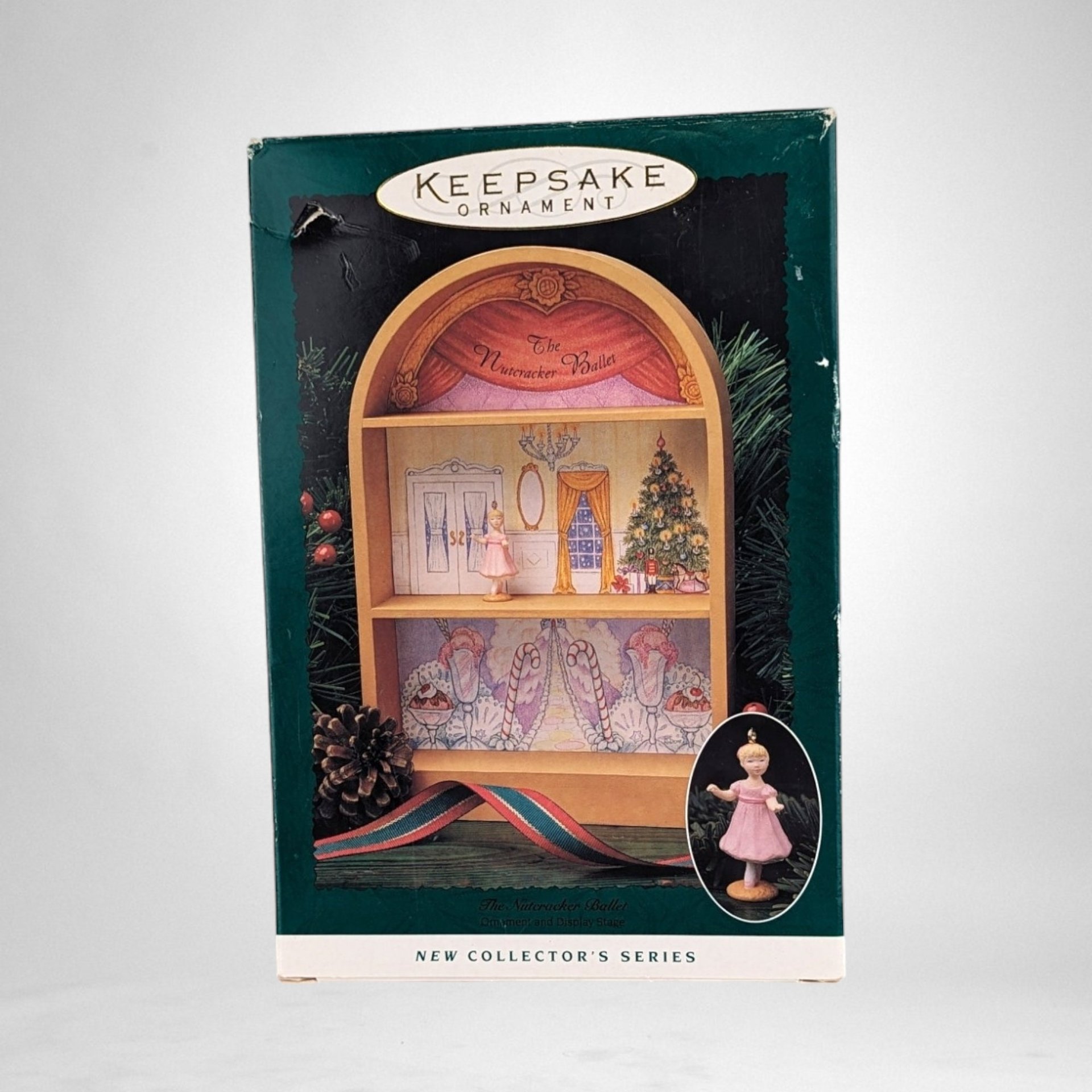 Hallmark Keepsake The Nutcracker Ballet Ornament and Display