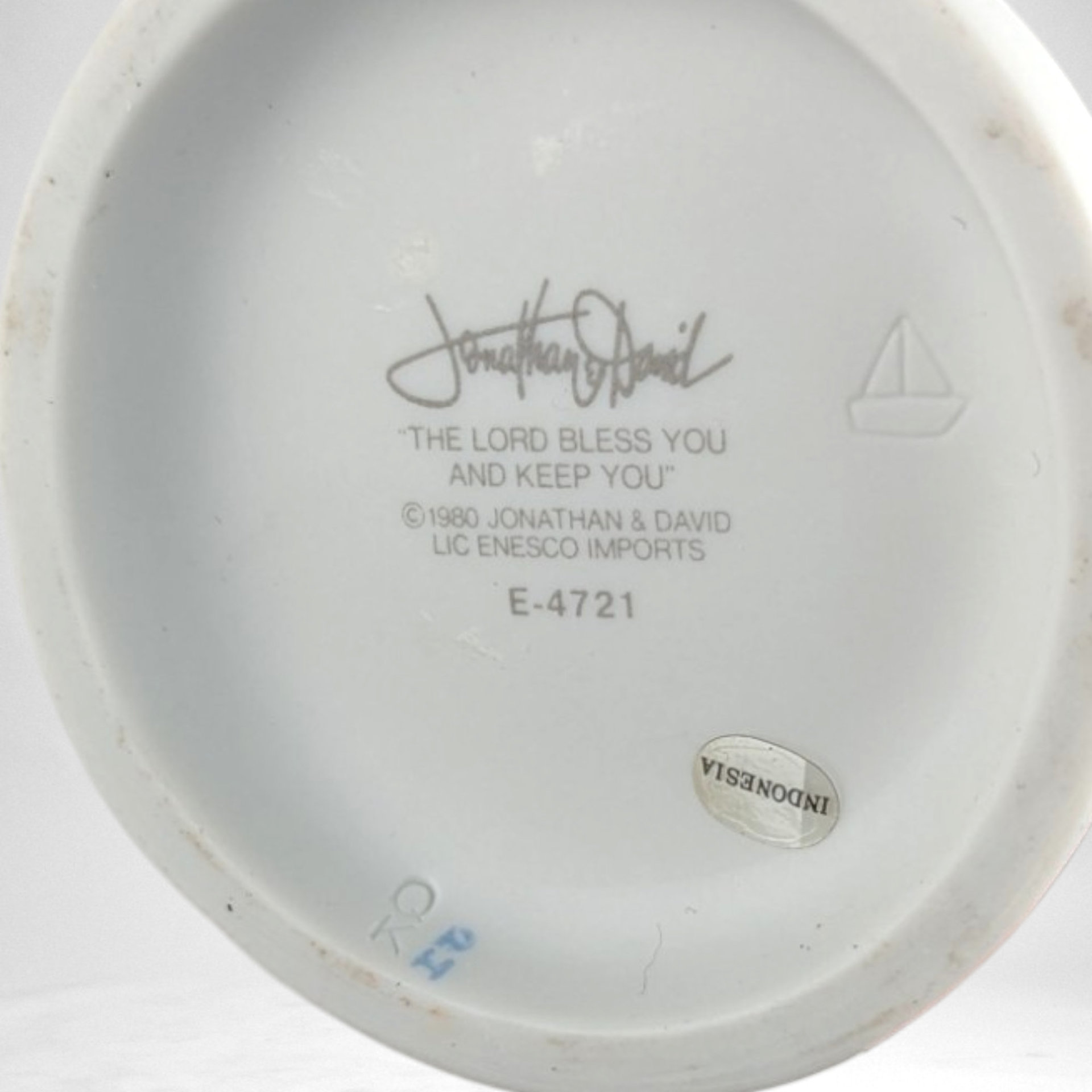 Enesco Jonathan and David "The Lord Bless You and Keep You" Graduation Figurine