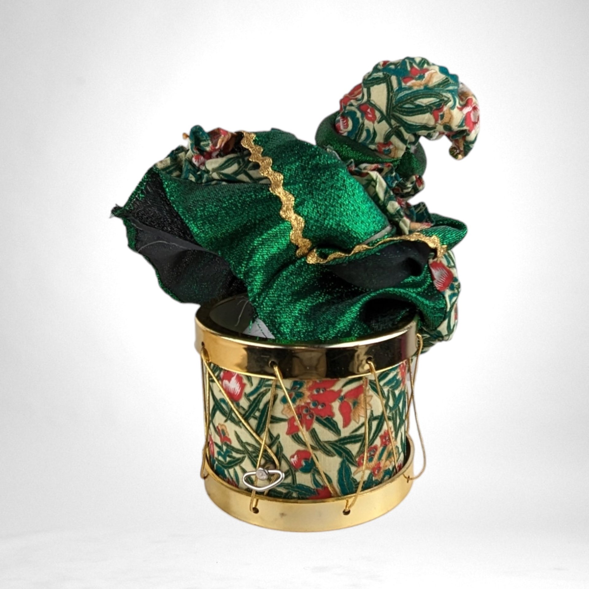 Vintage Pierrot Clown Harlequin Animated Music Box