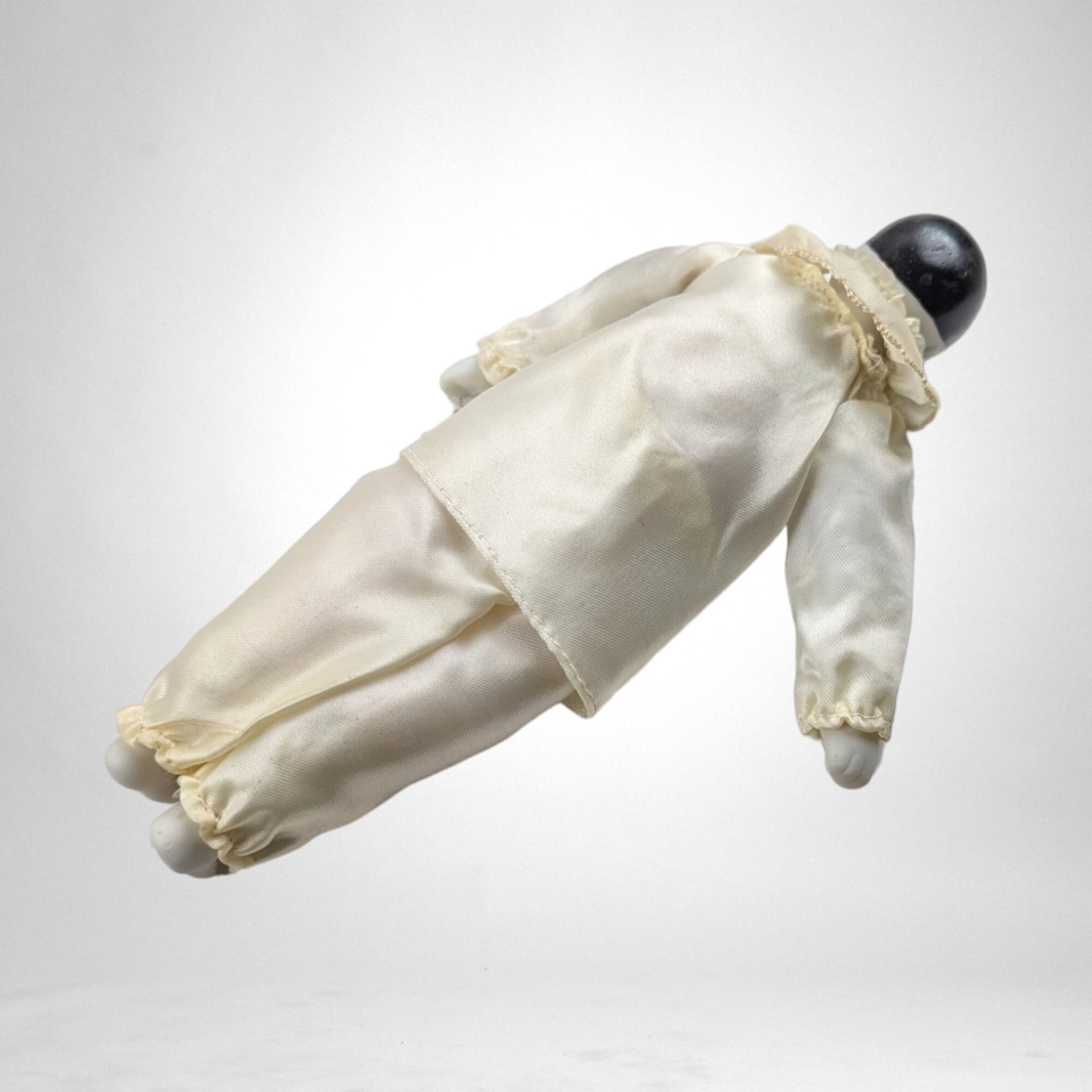Vintage Porcelain 8" Pierrot Clown Doll