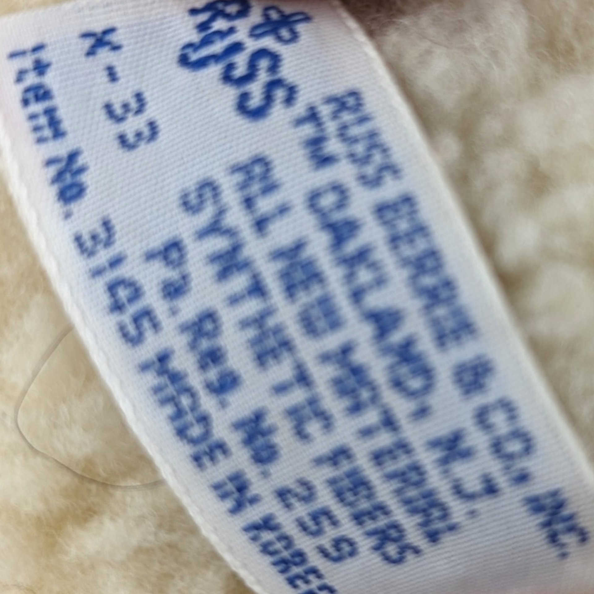 Vintage 10" 1985 Snuggle Bear, Lever Brothers