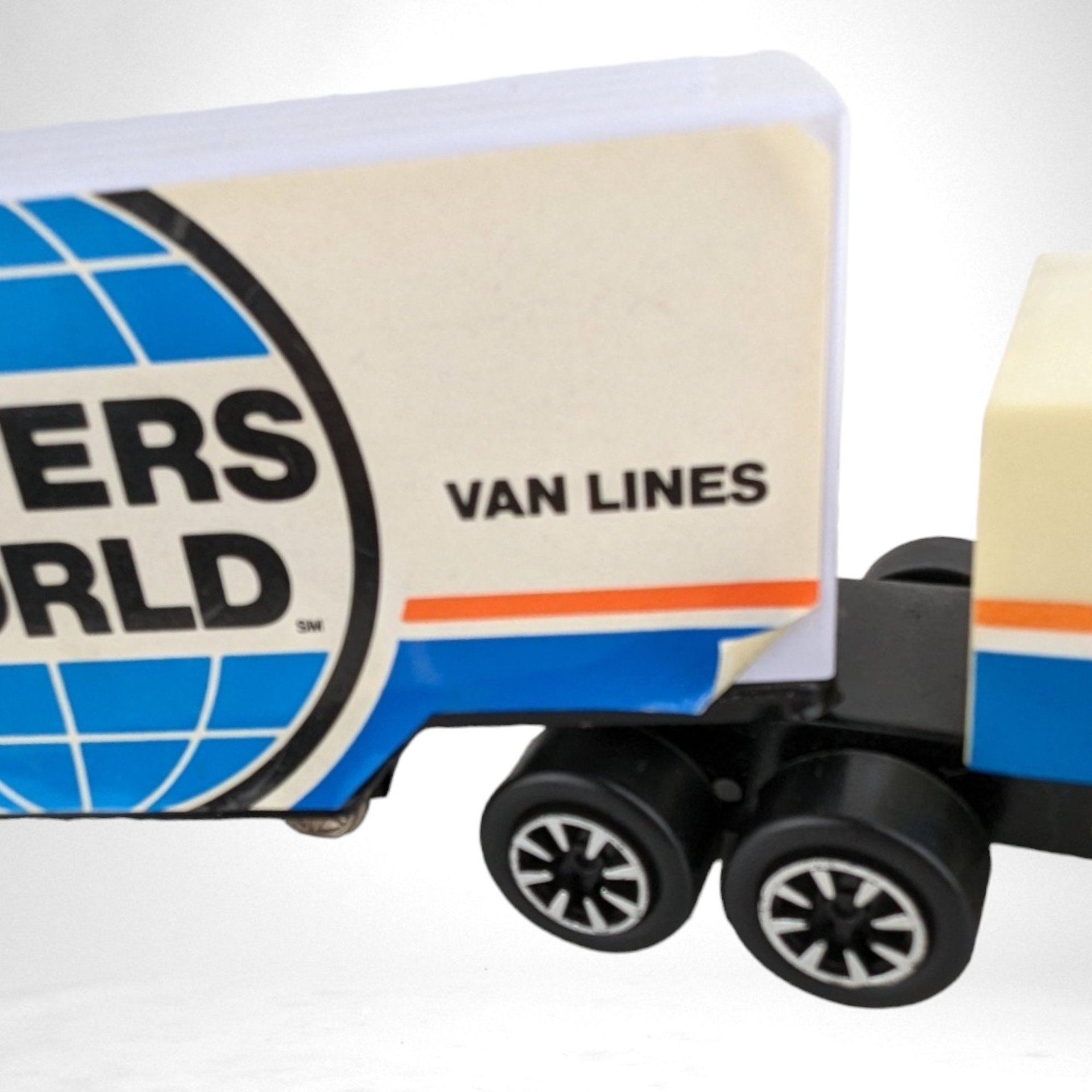 Vintage Movers World U-Haul Toy Semi Truck | Classic Collectible Vehicle | Nostalgic Gift