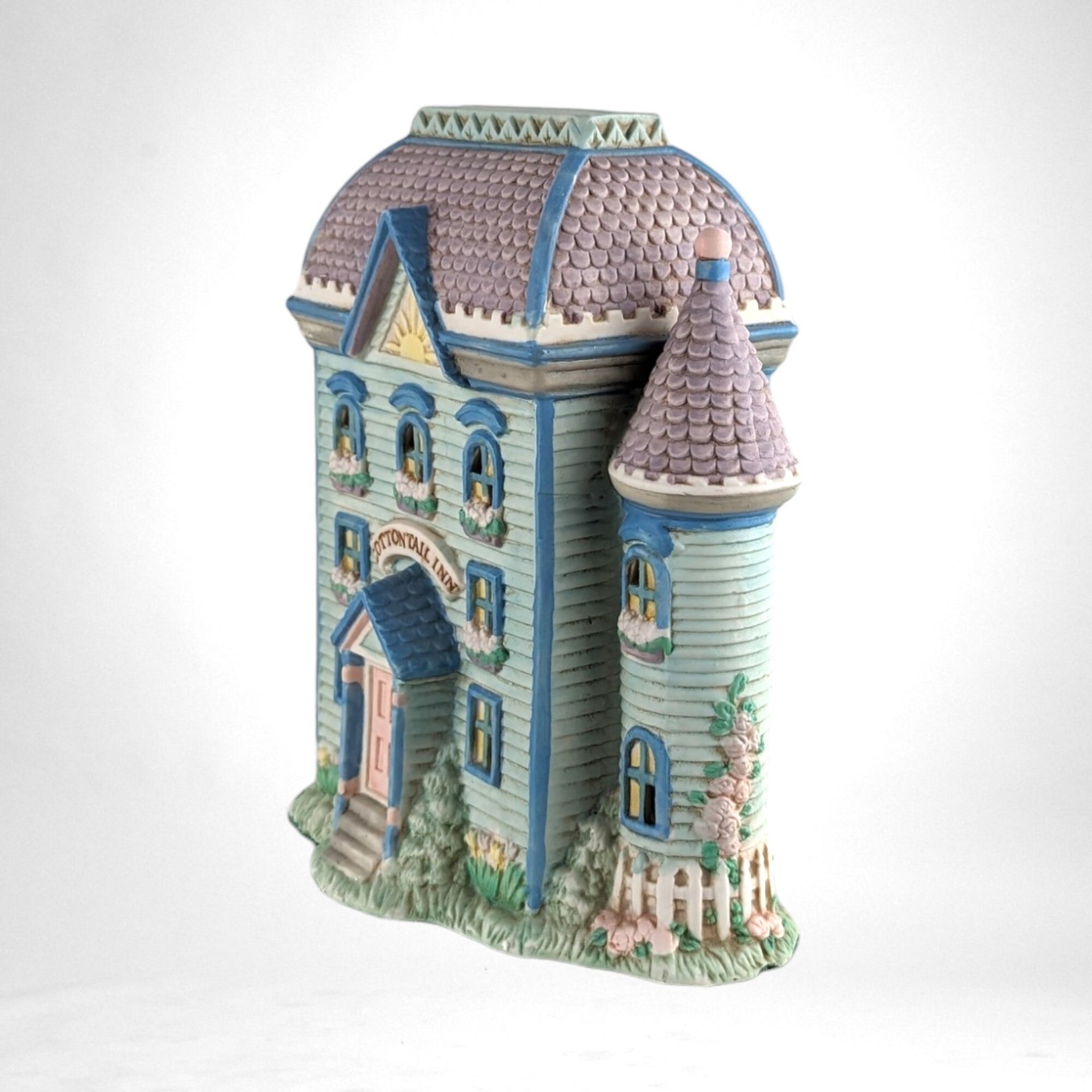 Vintage Midwest Cottontail Lane Cottontail Inn Lighted House