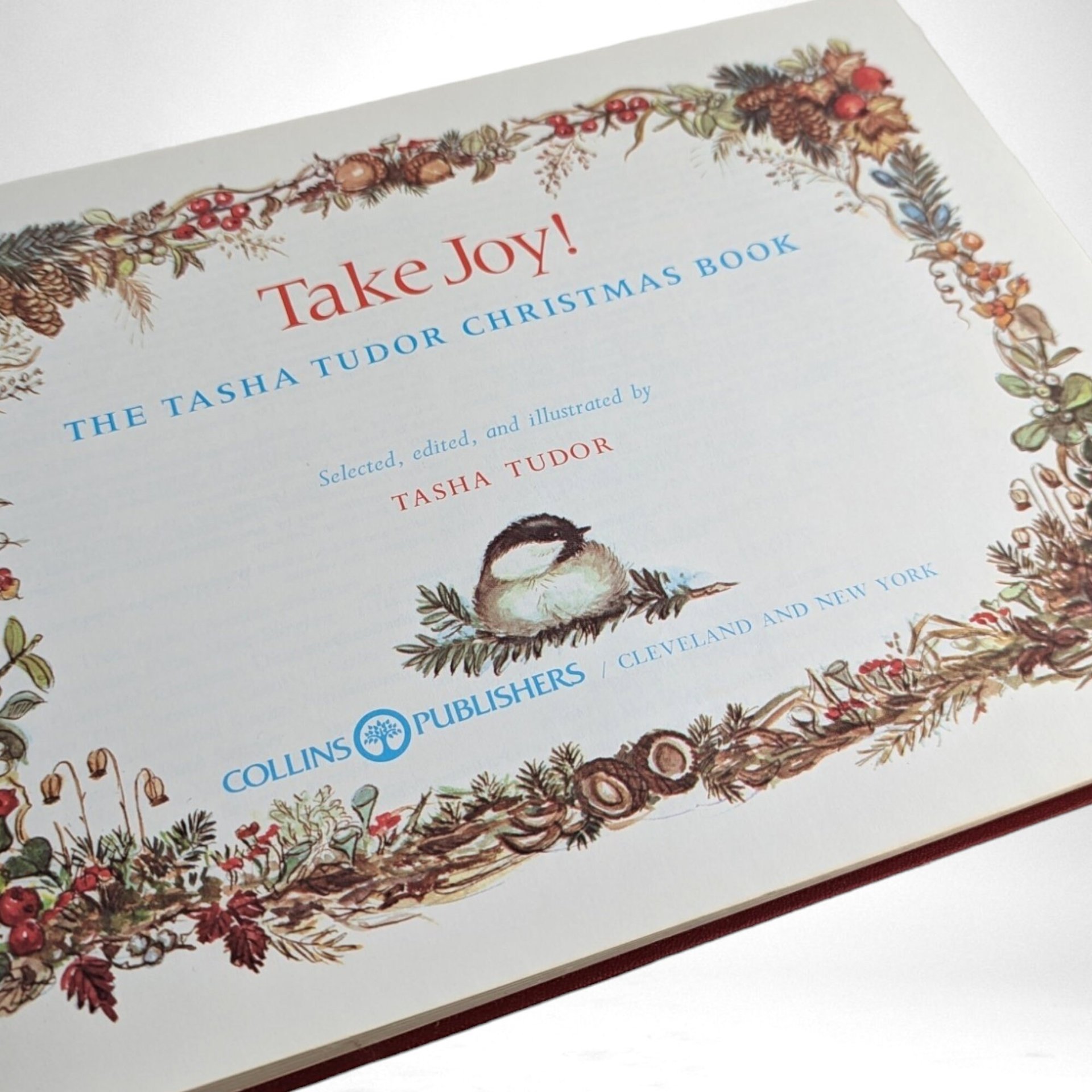 Vintage Take Joy, Tasha Tudor, The Tasha Tudor Christmas Hardcover Book
