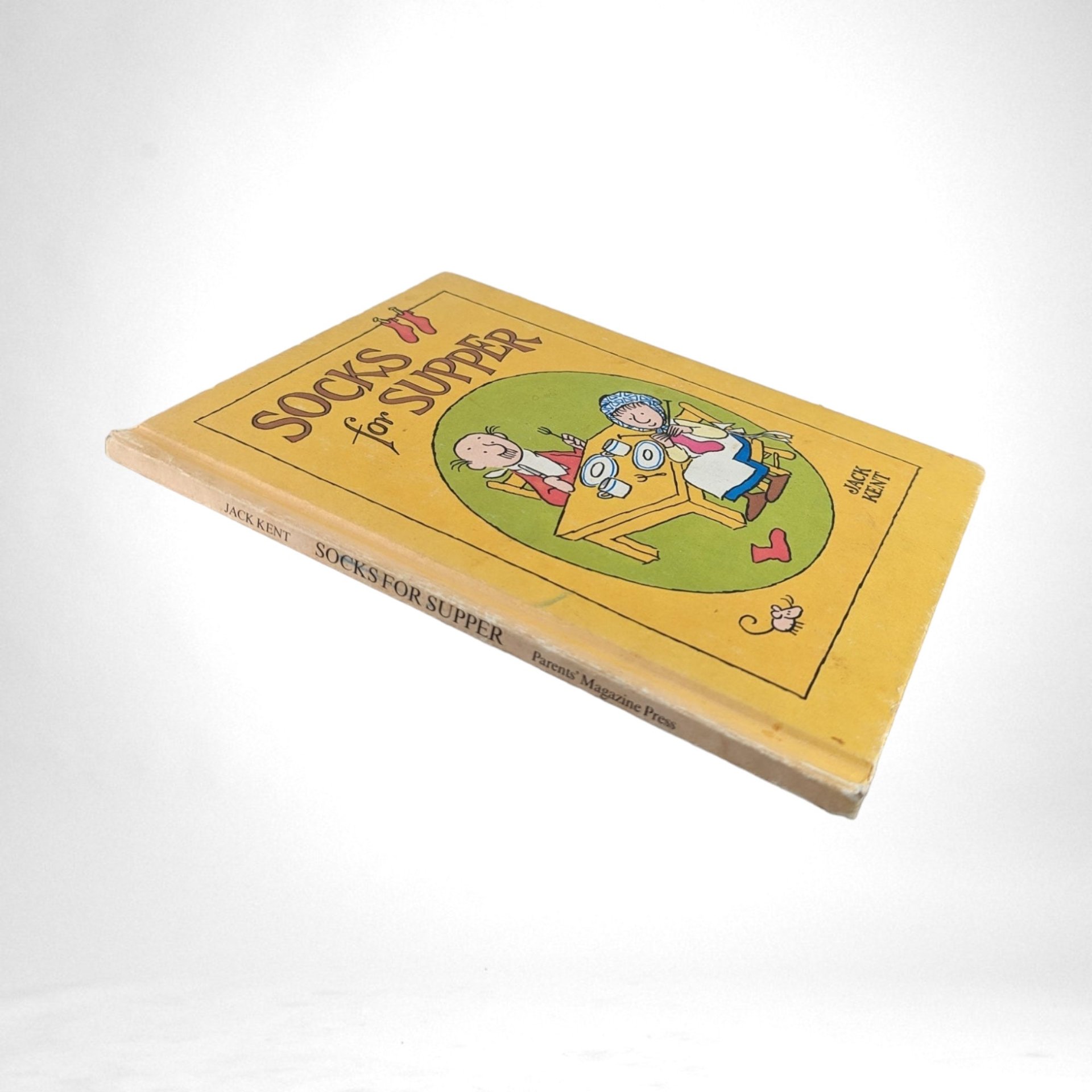 1978 Socks for Supper, Jack Kent, Hardcover Book