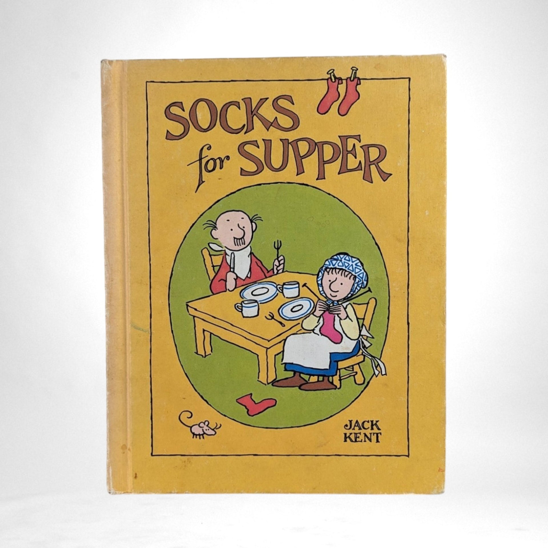 1978 Socks for Supper, Jack Kent, Hardcover Book