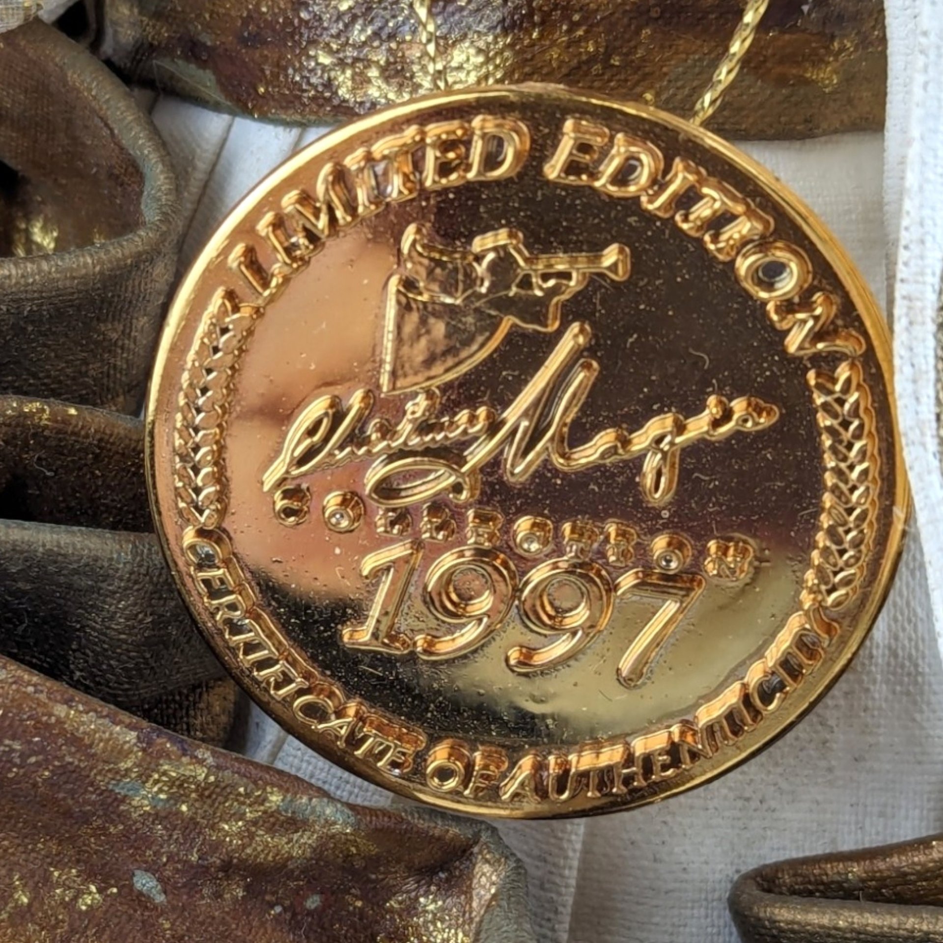 1997 Christmas Magic Limited Edition Angel Tree Topper - Elegant Holiday Decoration, Vintage Collectible Christmas Angel