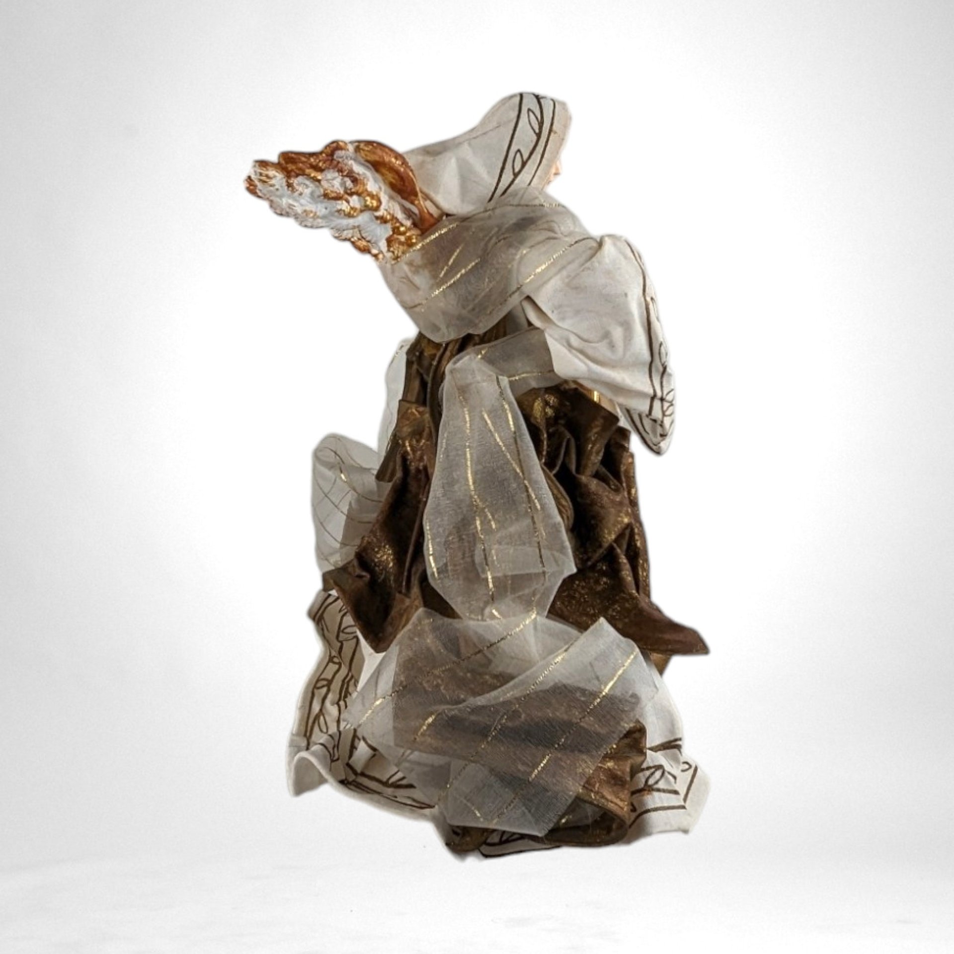 1997 Christmas Magic Limited Edition Angel Tree Topper - Elegant Holiday Decoration, Vintage Collectible Christmas Angel