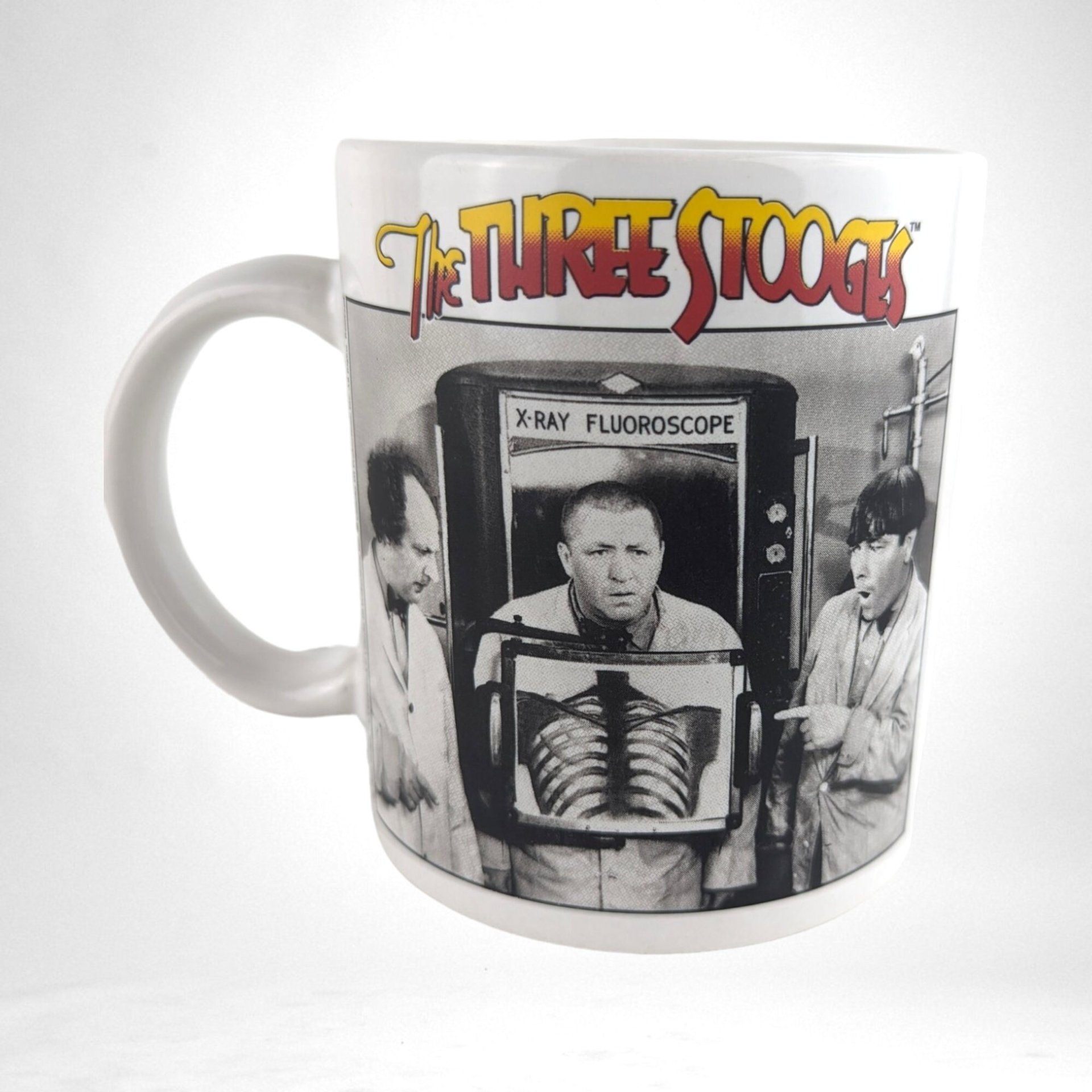 Vintage Three Stooges X-Ray Fluoroscope Coffee Mug