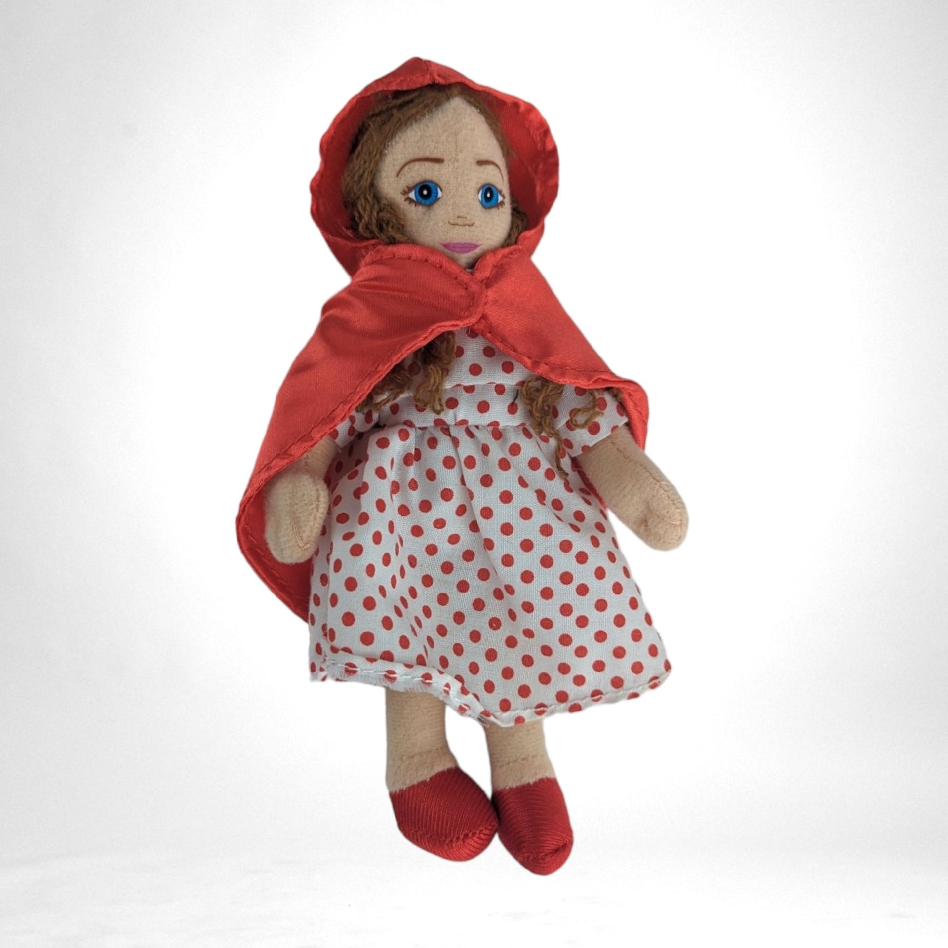 Small Vintage 6" Red Riding Hood Doll