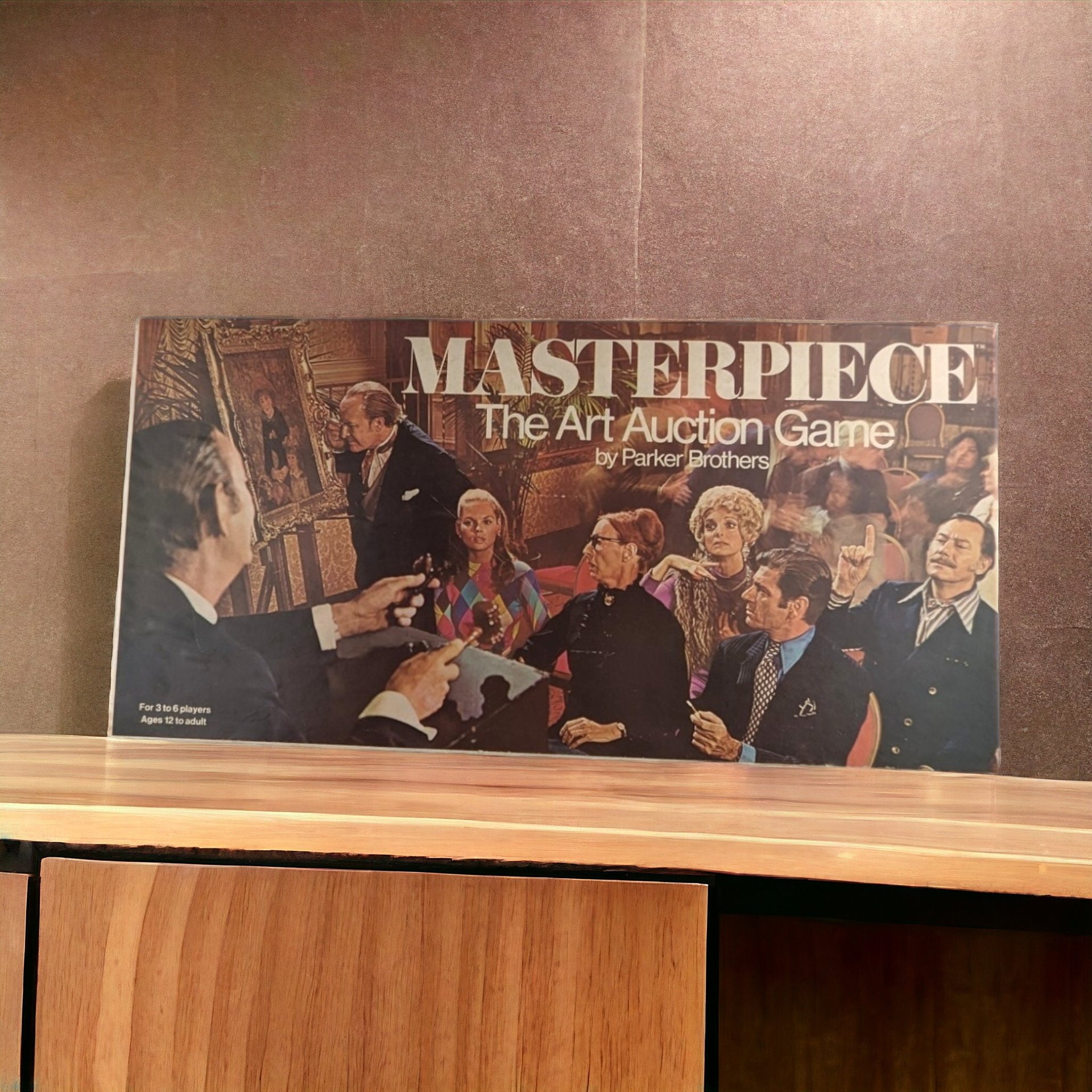 1970 Masterpiece The Classic Art Auction Game, Missing One Card