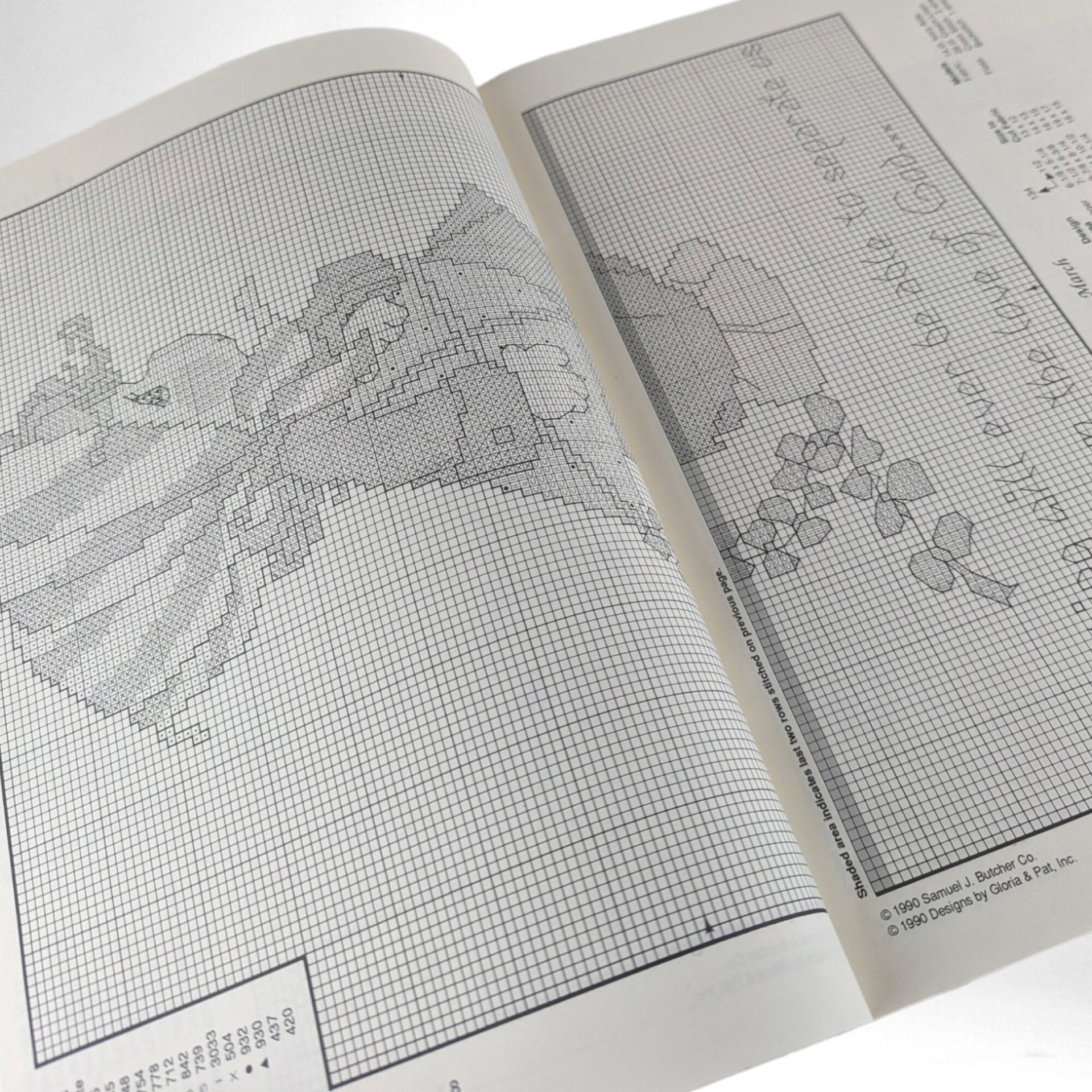 1990 Precious Moments Cross Stitch Designs by Gloria and Pat