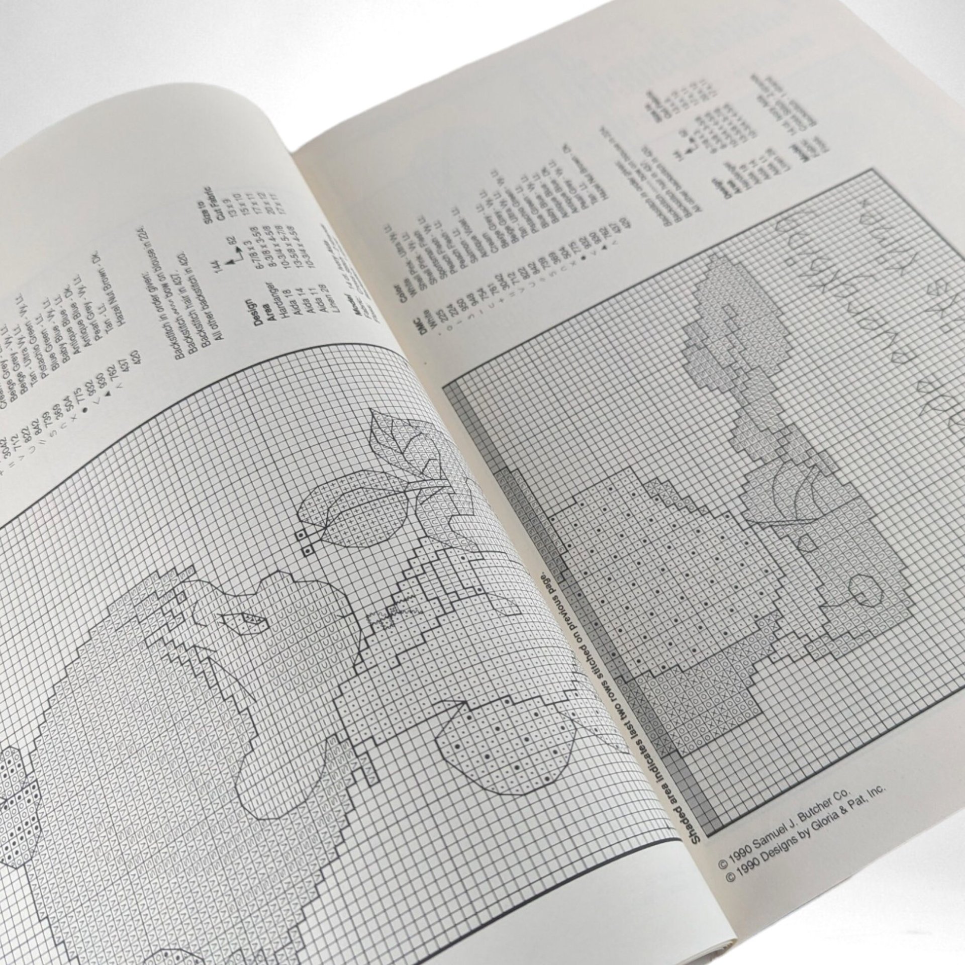 1990 Precious Moments Cross Stitch Designs by Gloria and Pat