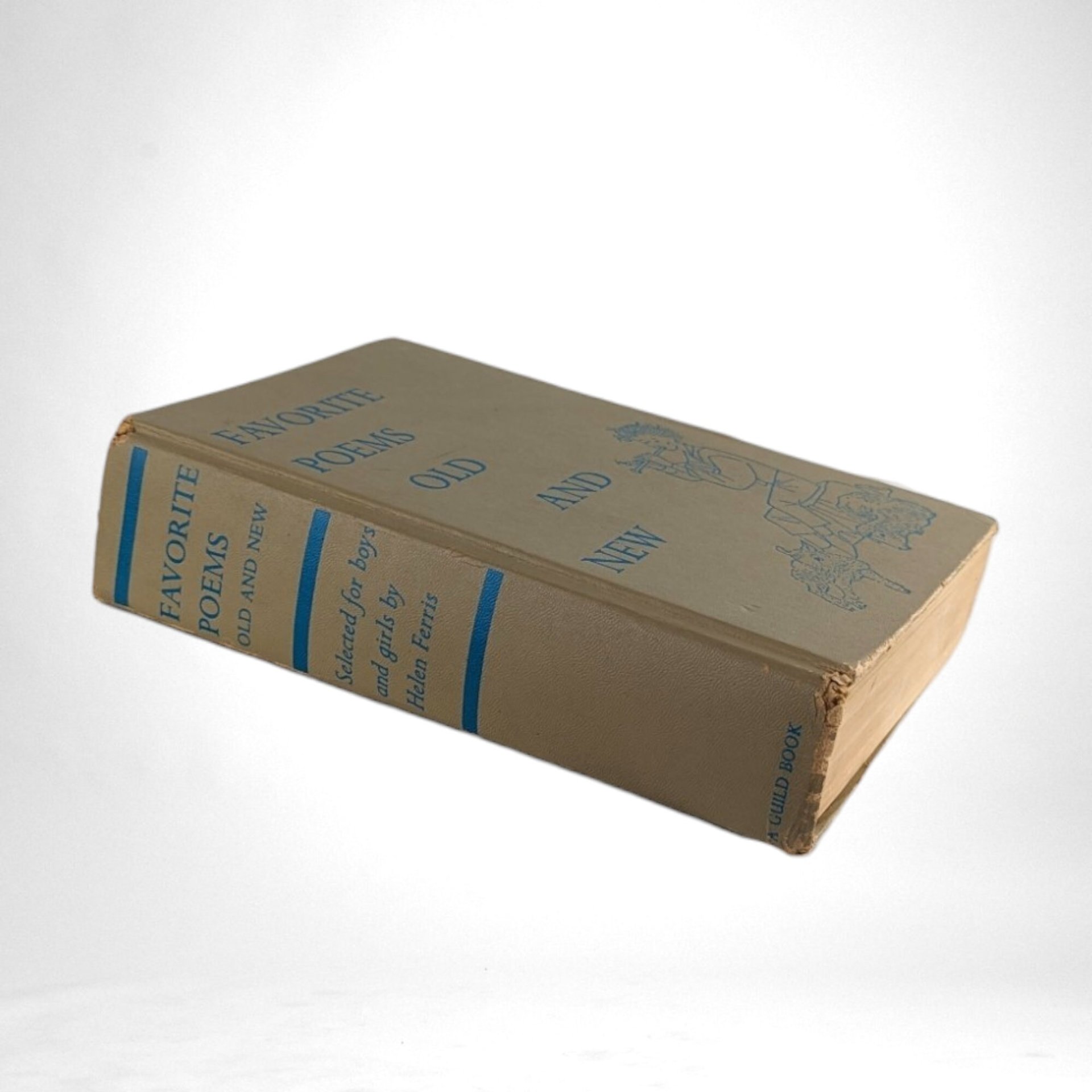 1957 Favorite Poems Old and New by Helen Ferris Tibbets, Hardcover Book