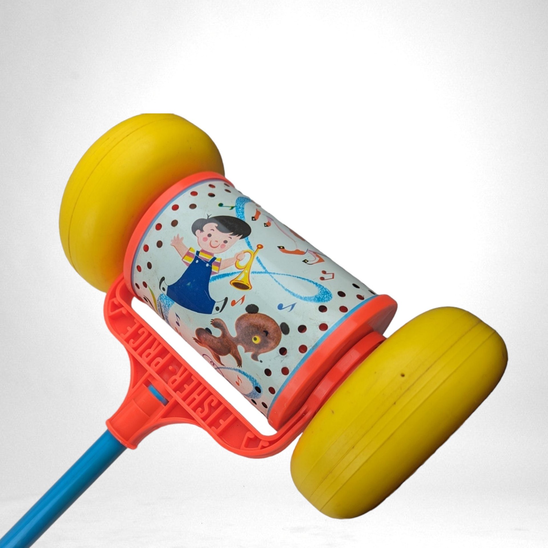 1963 Fisher Price #757 Push Chime Toy