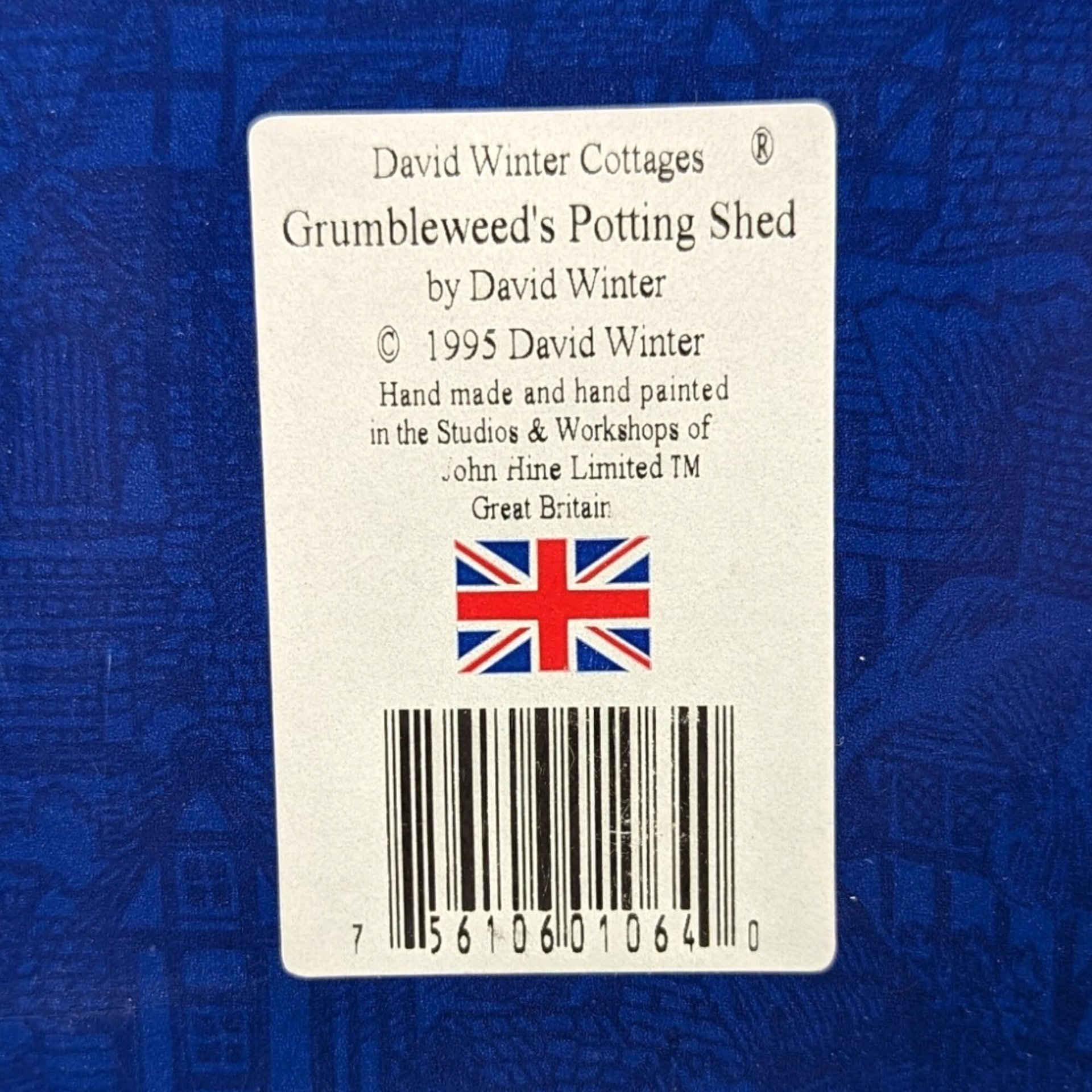 1990 David Winter The Bookbinder Bookends