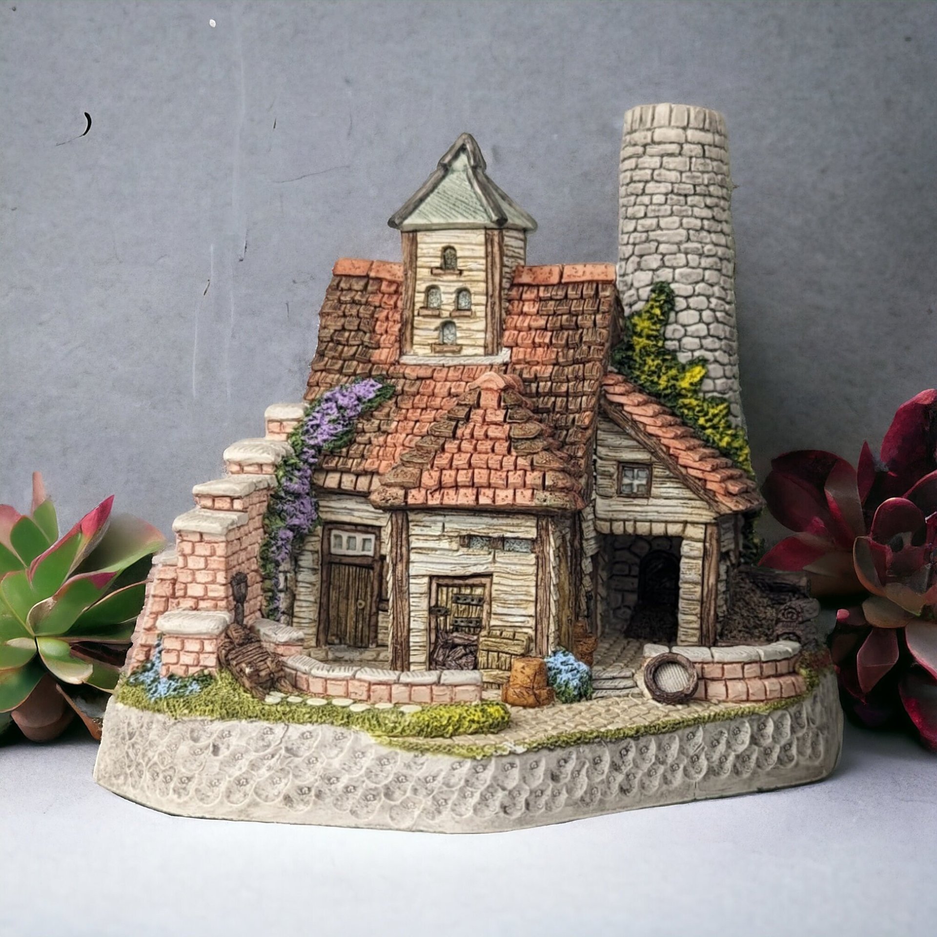 David Winter Cottages Grumbleweed's Potting Shed 1995 Signed