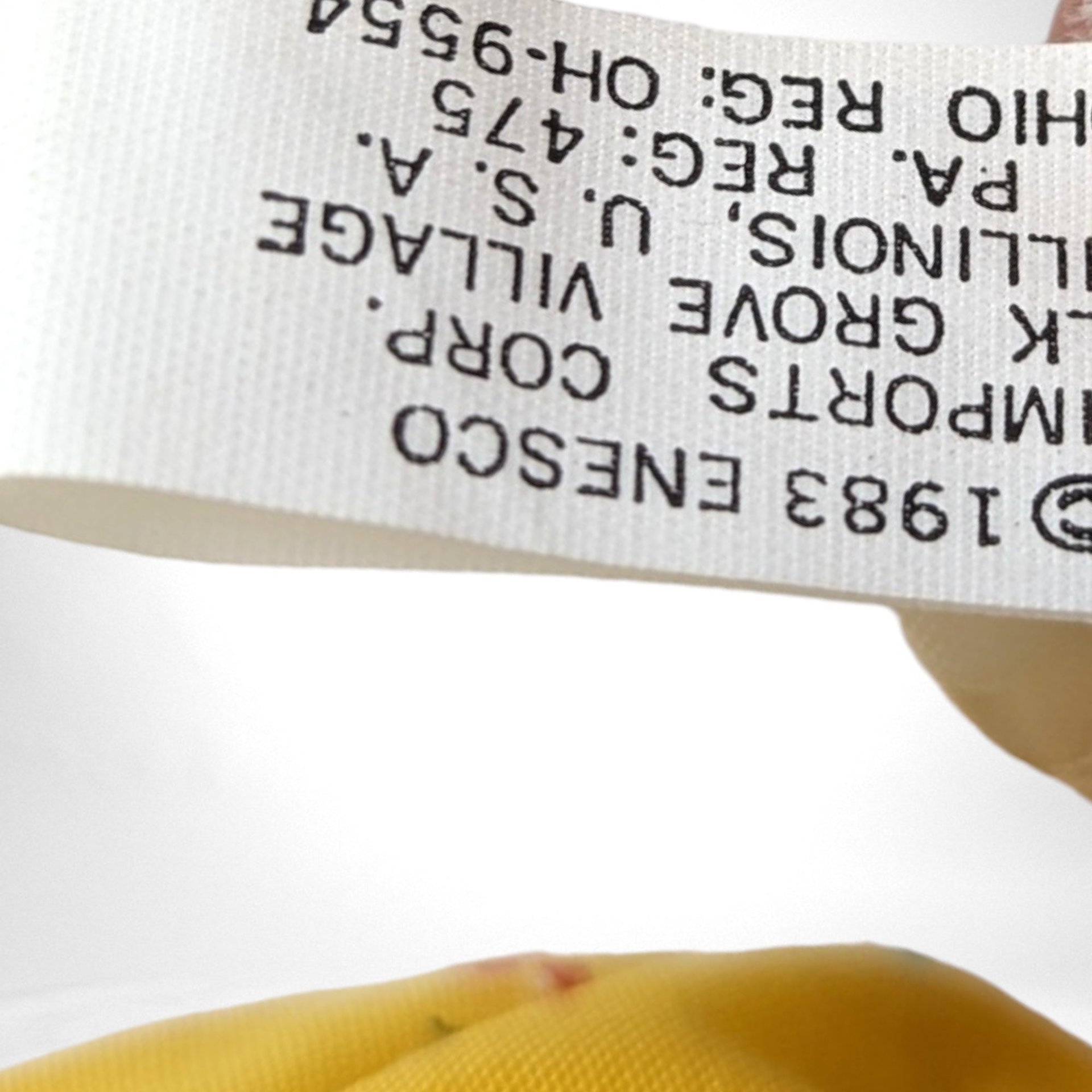 1983 Enesco Yellow Clown Doll