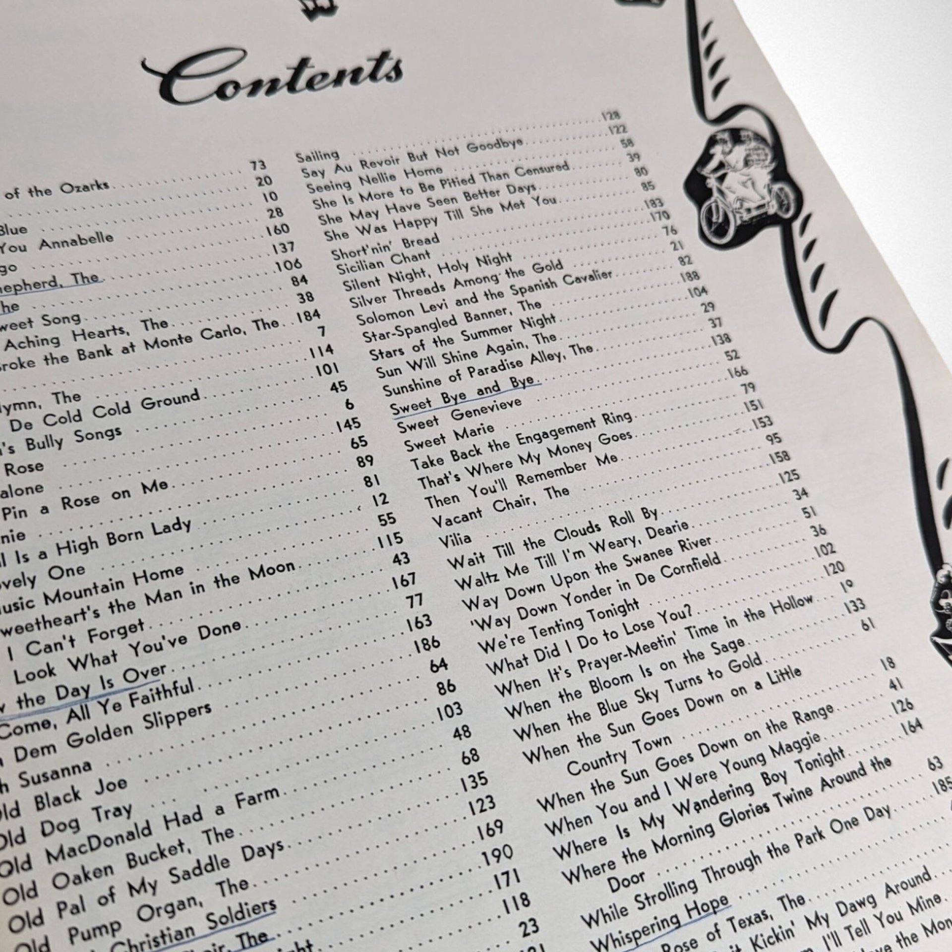 1944 Barber Shop Ballands Cole Edition Music Book