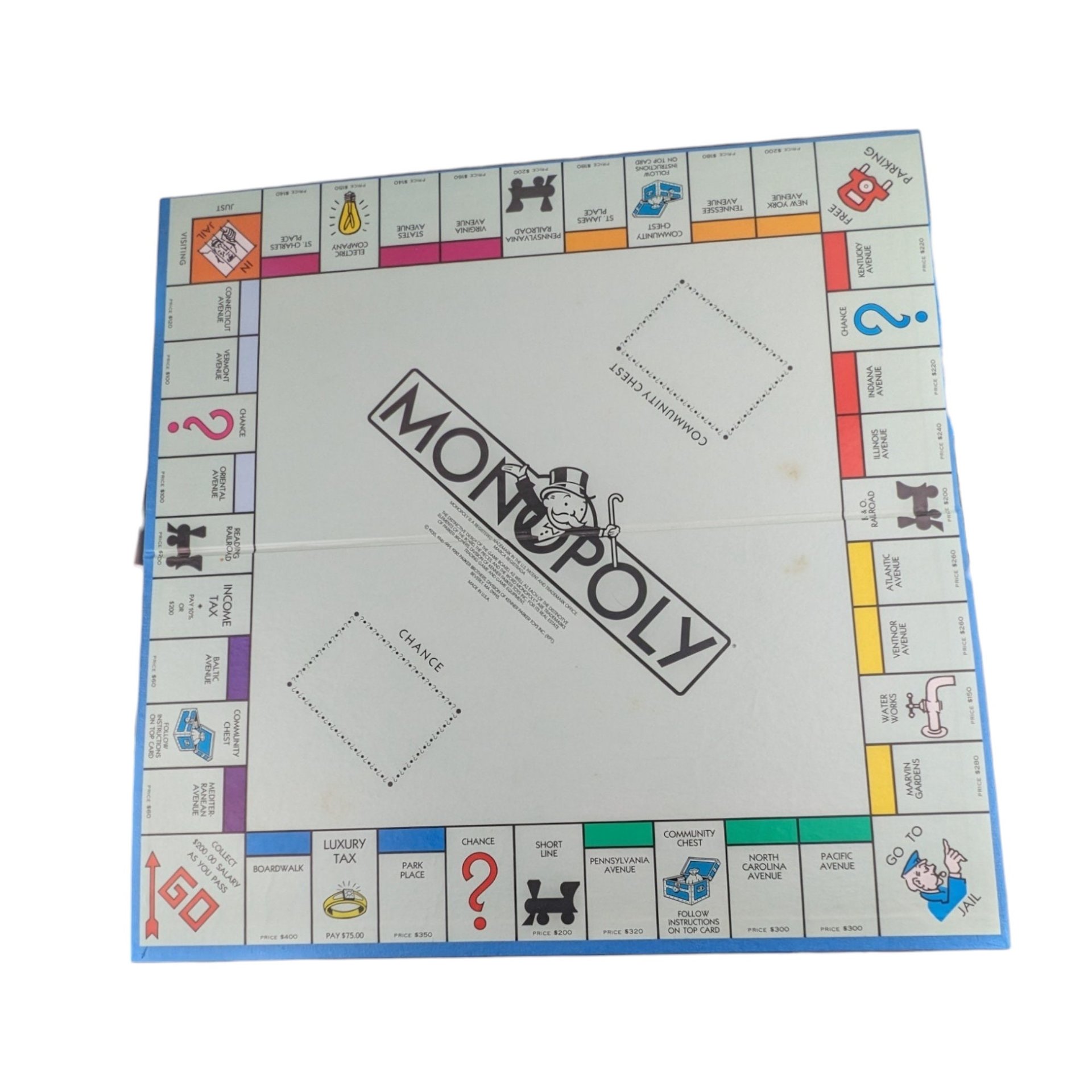 1985 Parker Brothers Monopoly Board Game