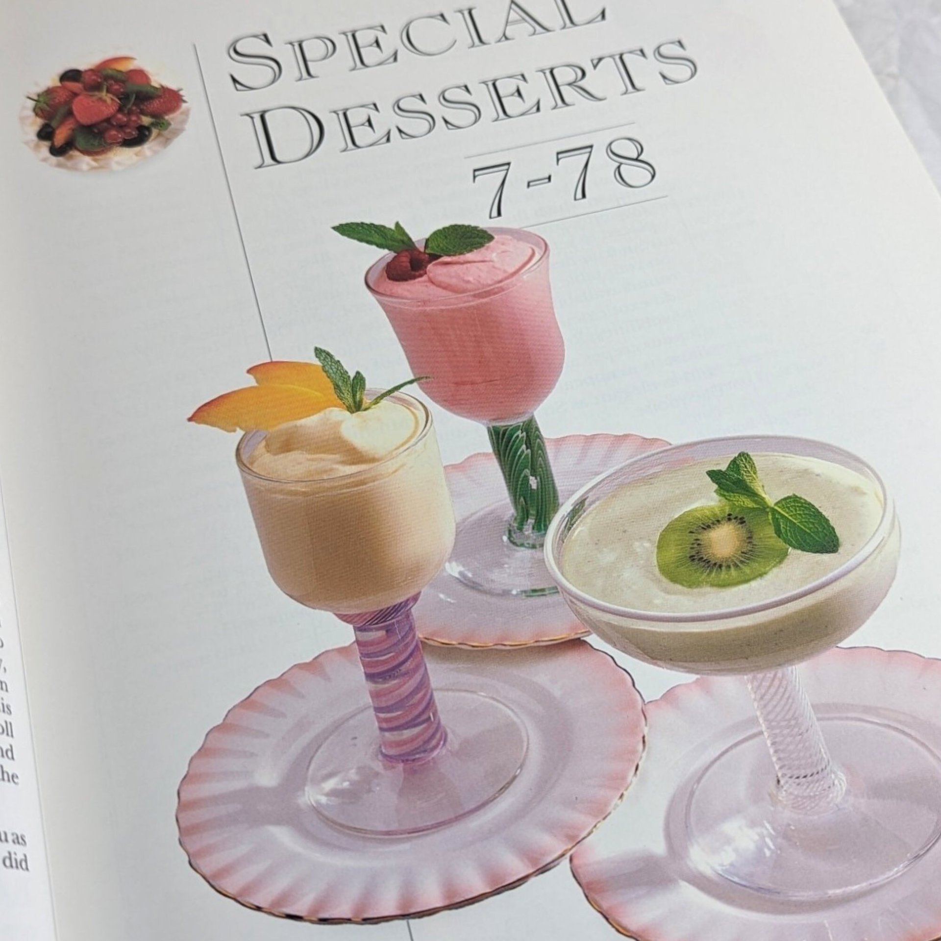 1991 Good Housekeeping Illustrated Book of Desserts, Hardcover Book
