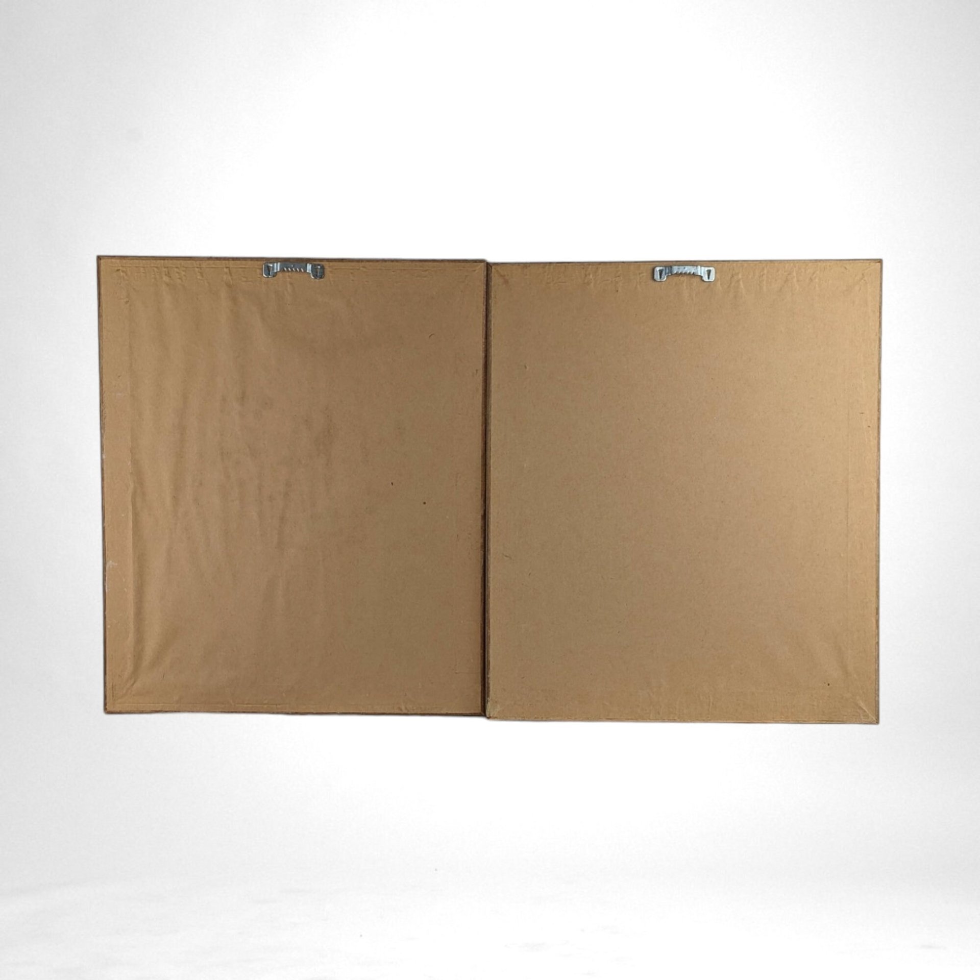 Vintage Cupid Awake and Cupid Asleep Framed Prints, MB Parkinson (11x13")