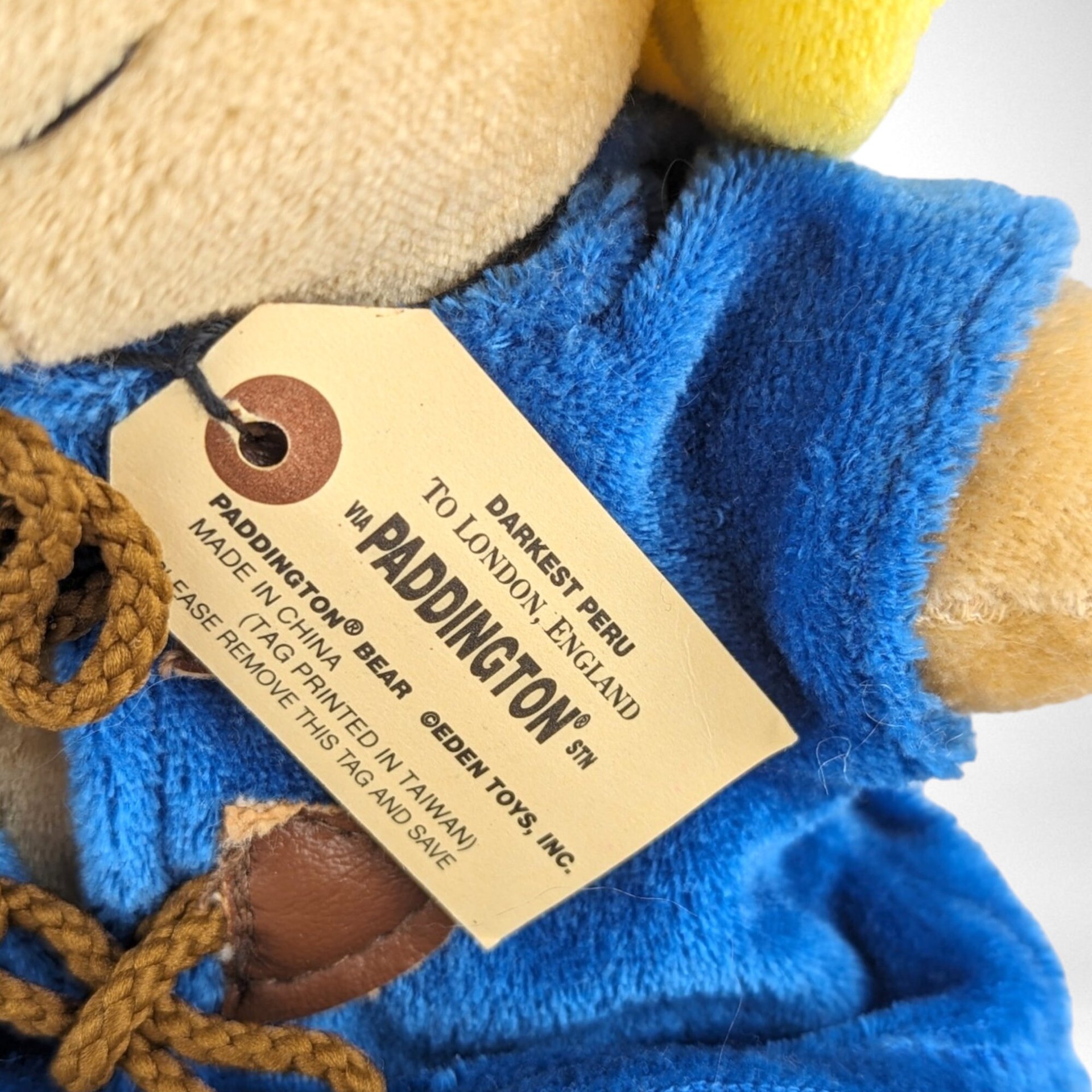 Vintage Eden Paddington Plush Bear (8")