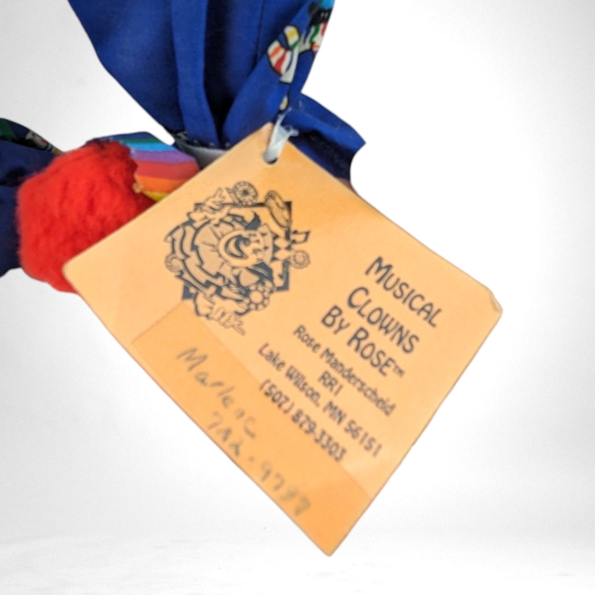 Rainbow Musical Clown Doll by Musical Clowns by Rose