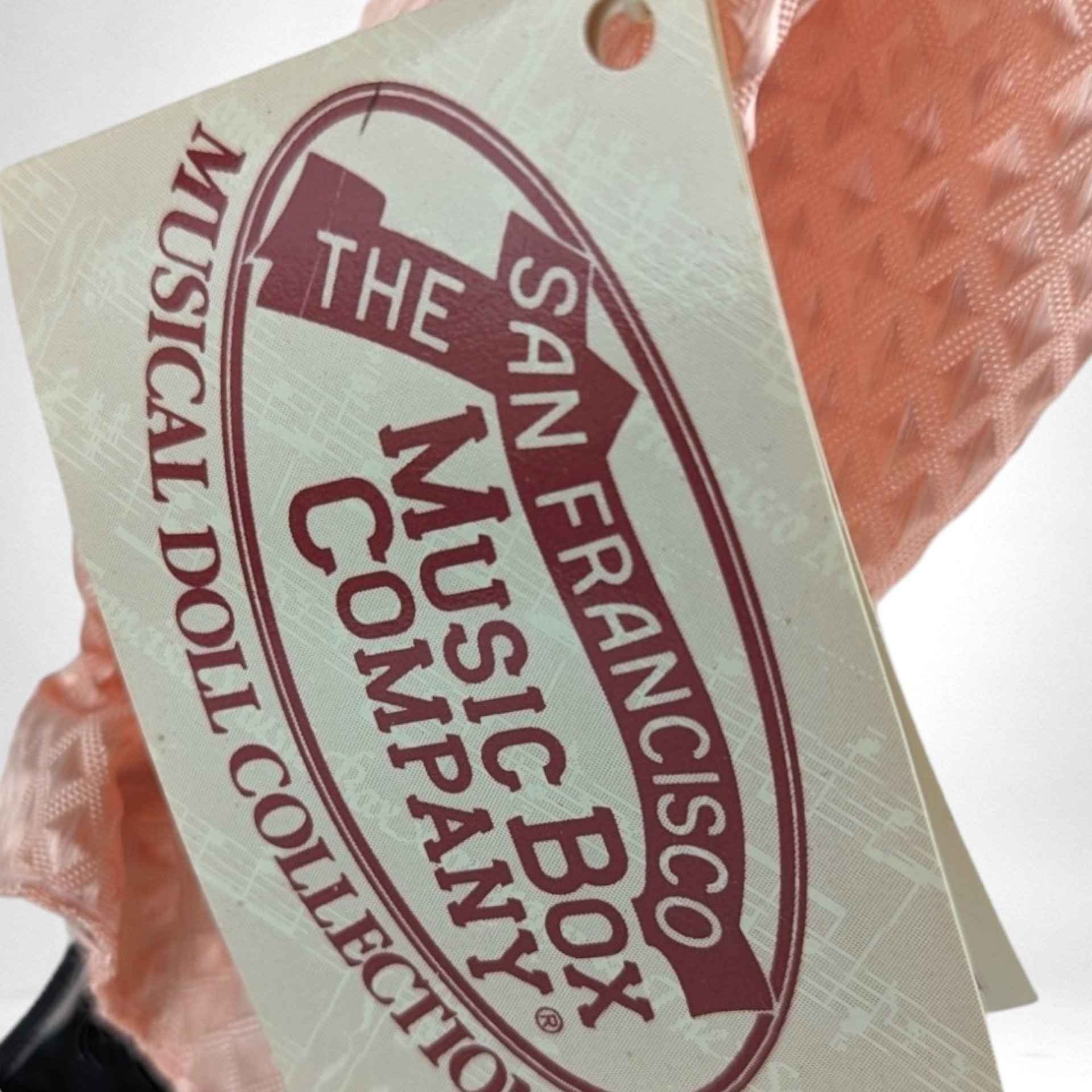 1989 The San Francisco Music Box Company Musical 12" Peirrot Clown Doll