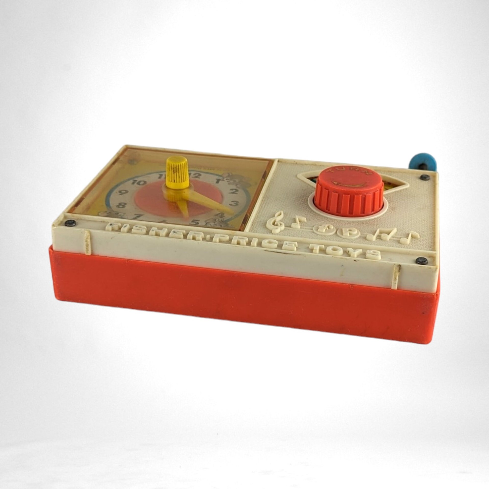 1971 Fisher Price Hickory Dickory Dock Wind Up Musical Clock