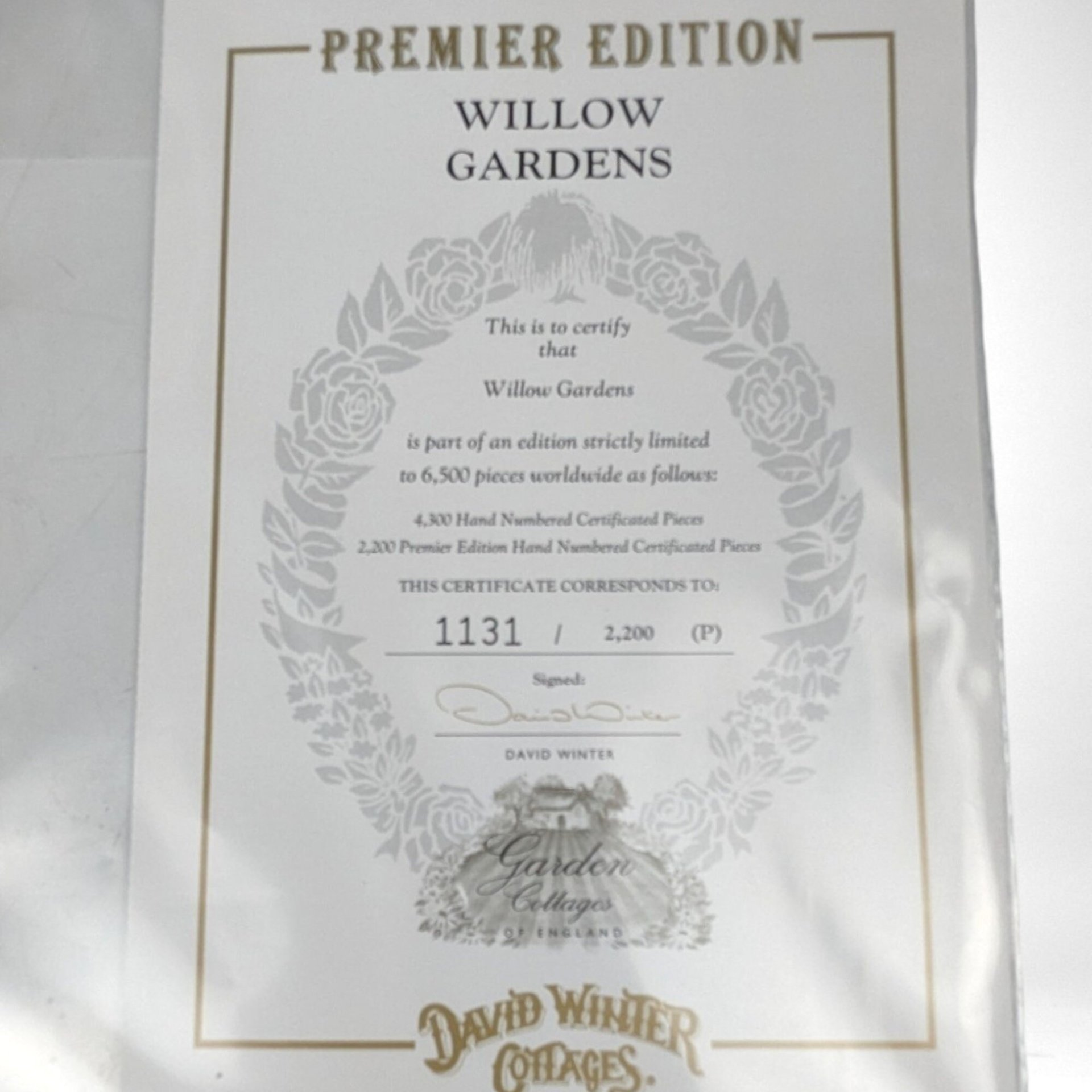 1994 David Winter Cottages, Willow Gardens