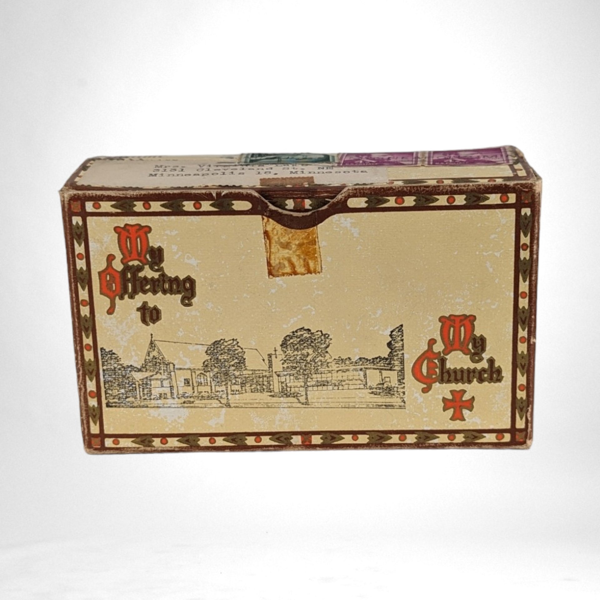 1959 Gustavus Adolphus Lutheran Church Offering/Tithe Envelopes | Vintage Religious Memorabilia | Collector's Item