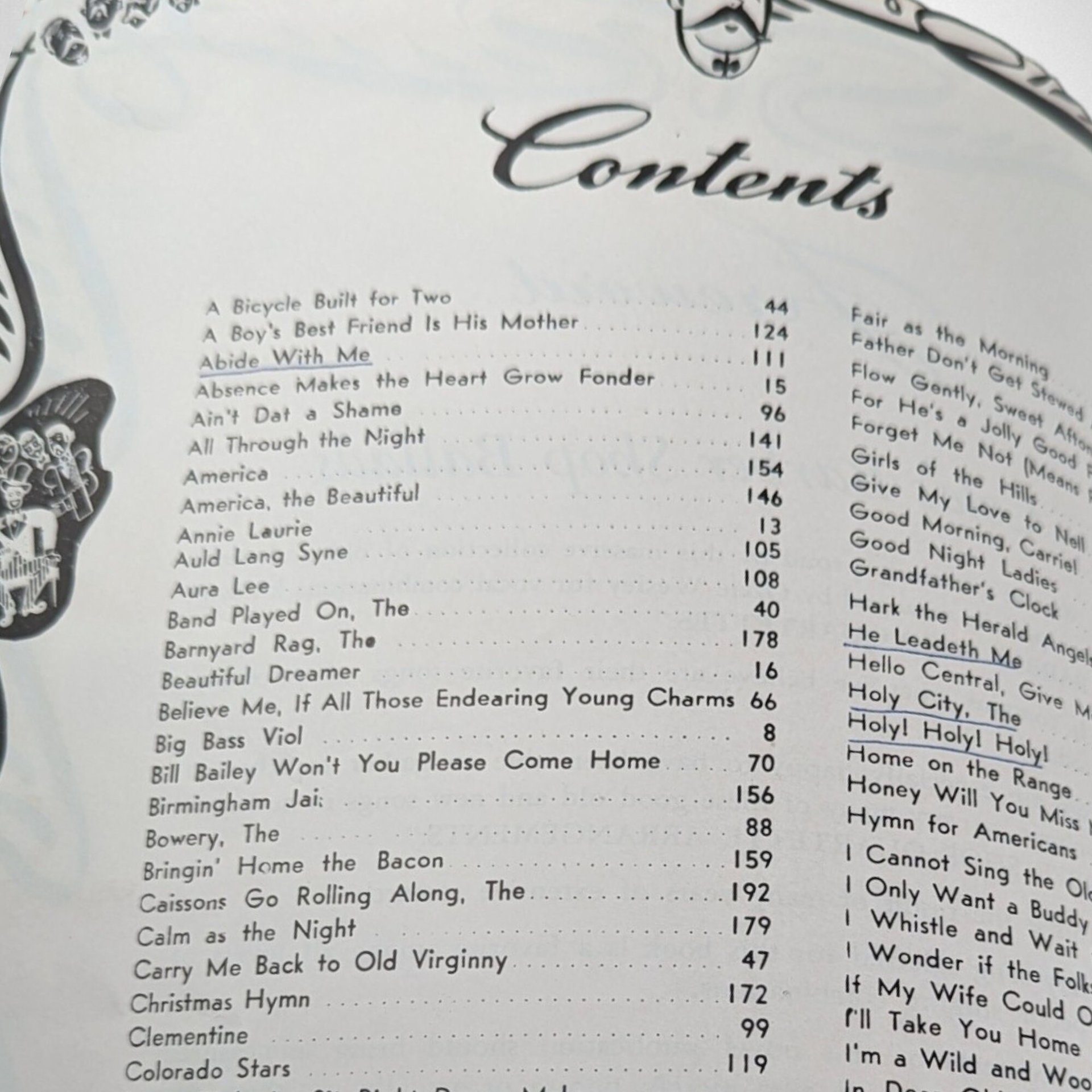 1944 Barber Shop Ballands Cole Edition Music Book