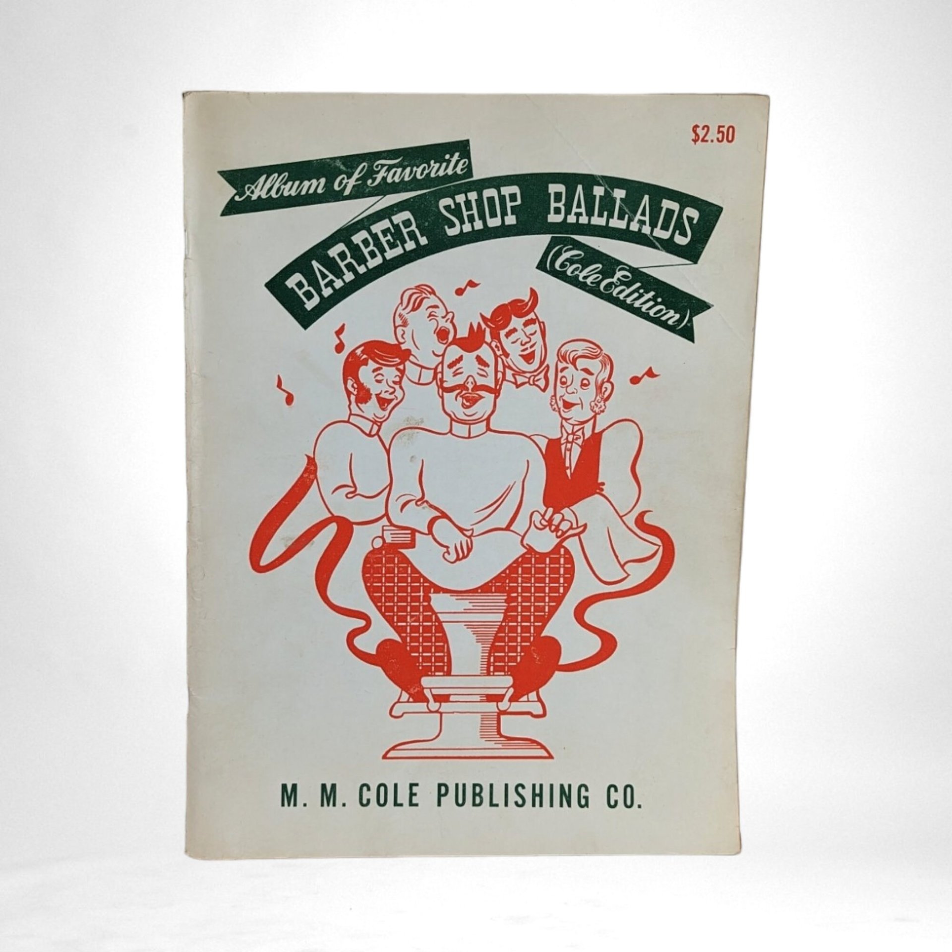 1944 Barber Shop Ballands Cole Edition Music Book