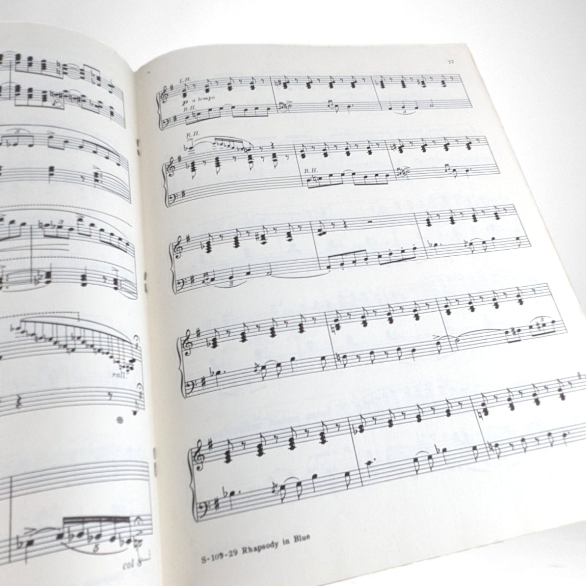 George Gershwin Rhapsody in Blue Music Book, Softcover