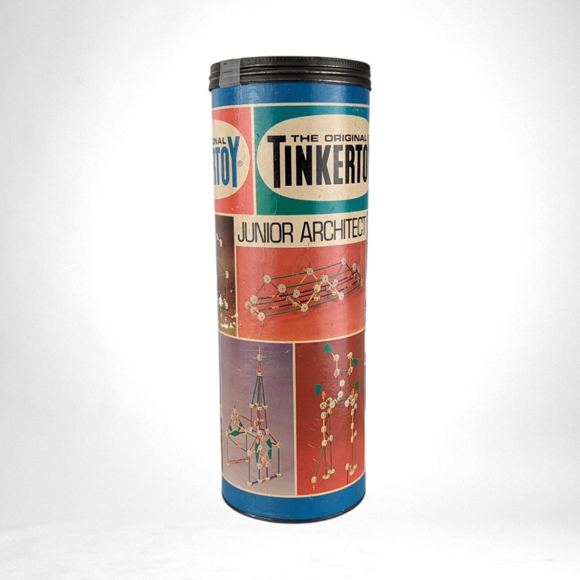 Vintage Tinkertoy Set, No 136, Junior Architect