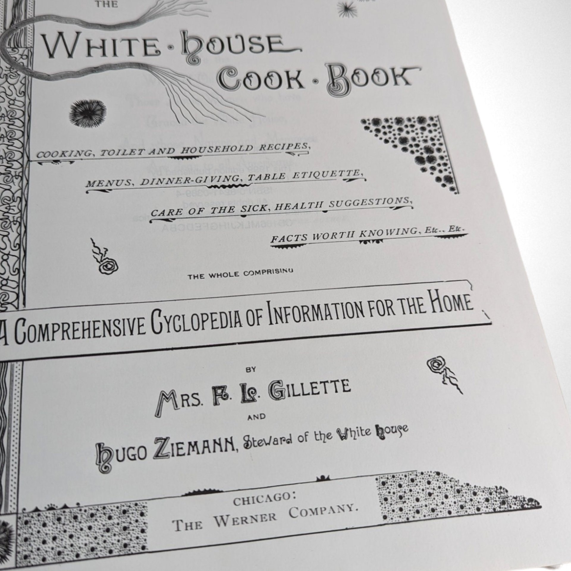 The Original White House Cookbook, Hardcover