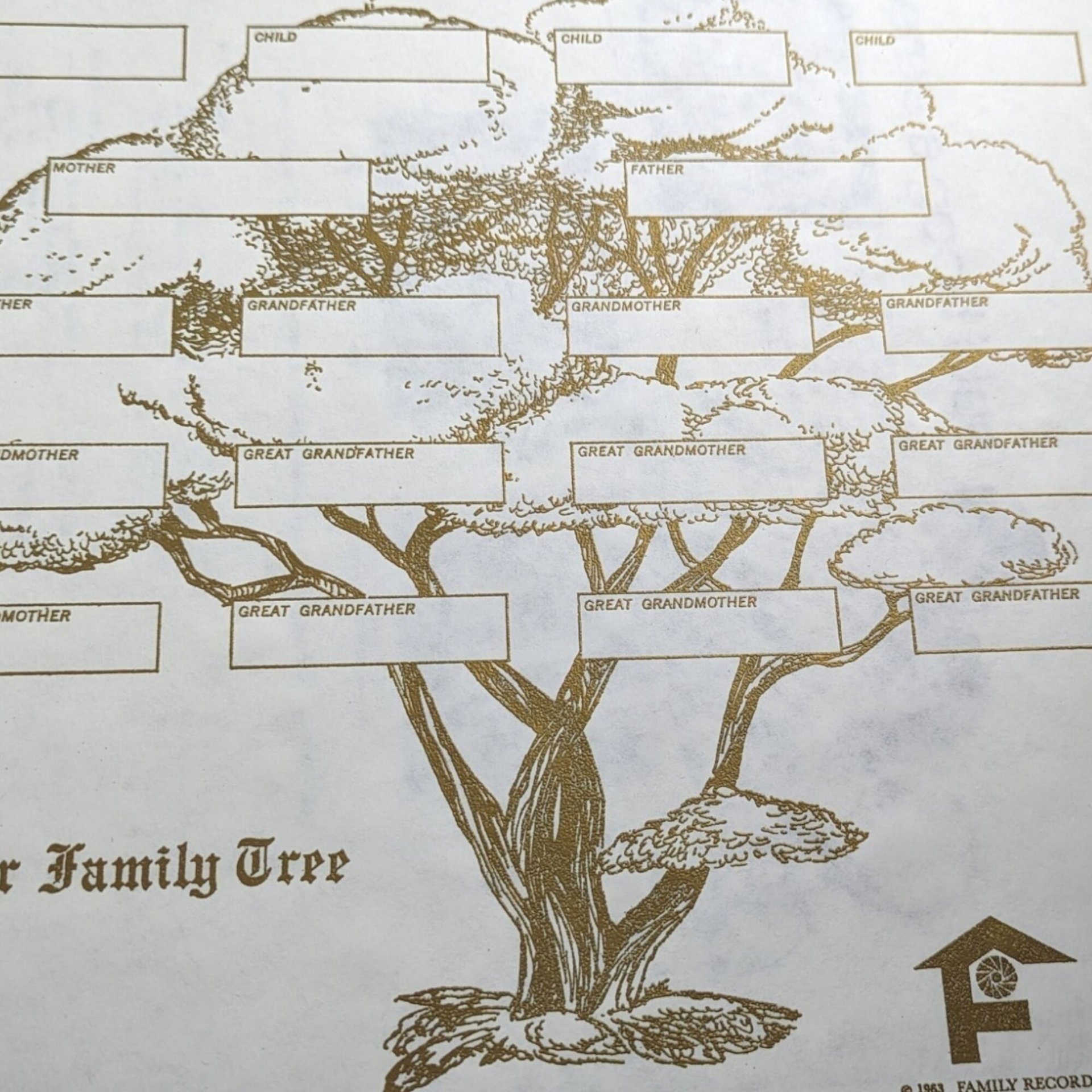 1963 Our Family, Family Record Plan Photo Album