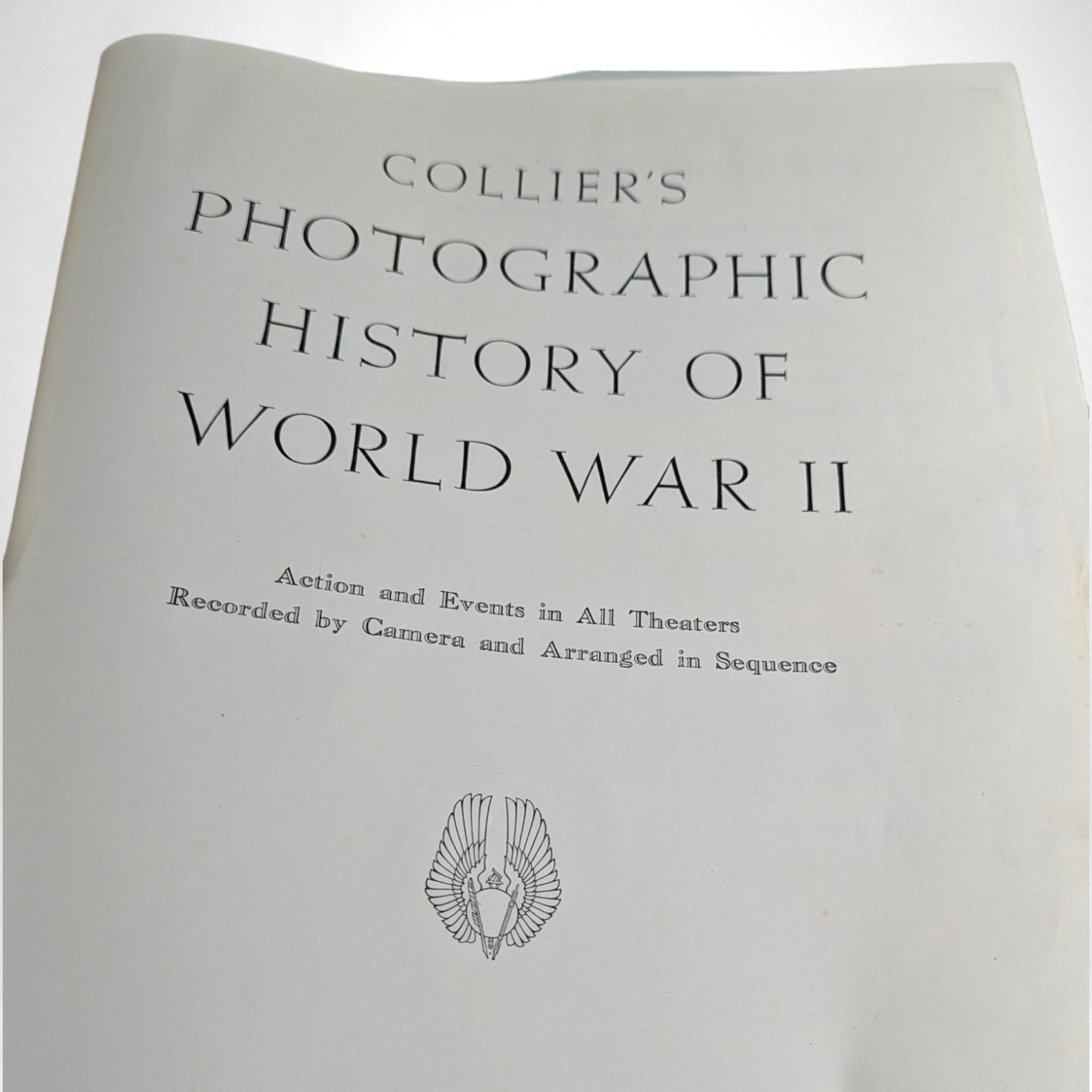 1946 Collier's Photographic History of World War 2, Hardcover