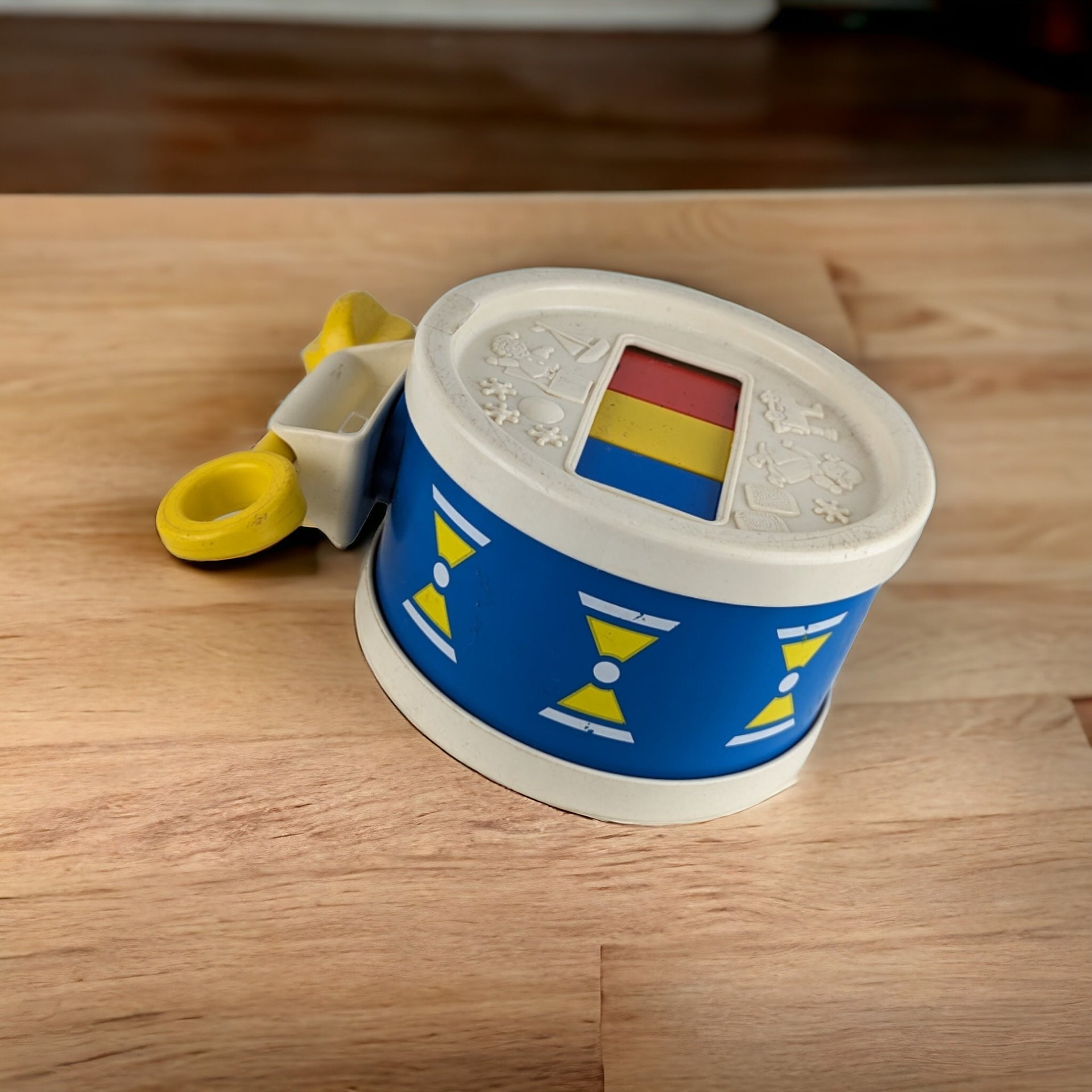 Vintage 1976 Fisher Price Xylophone Drum | Musical Toddler Toy | Retro Gift