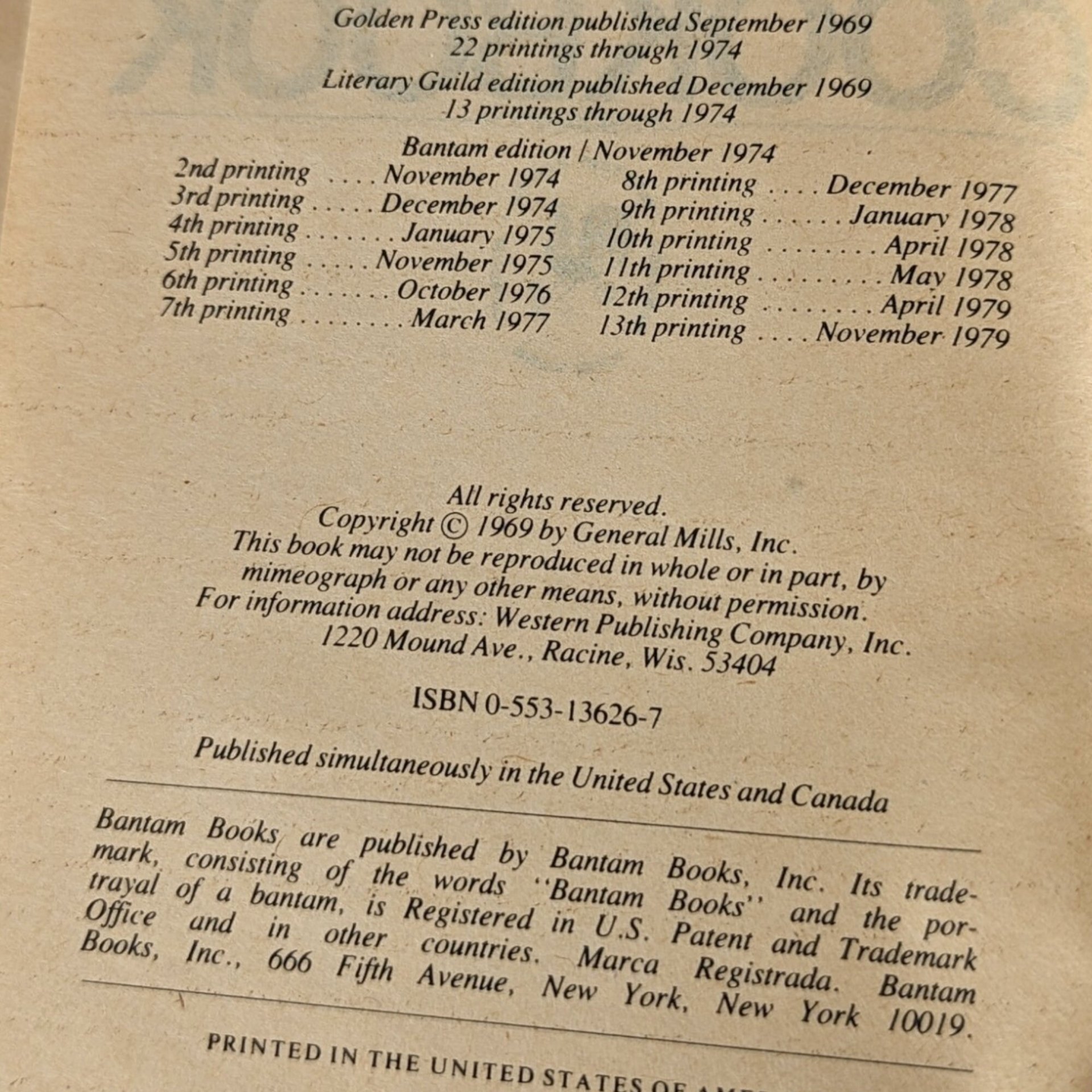 1979 Betty Crocker Cookbook, Soft Cover