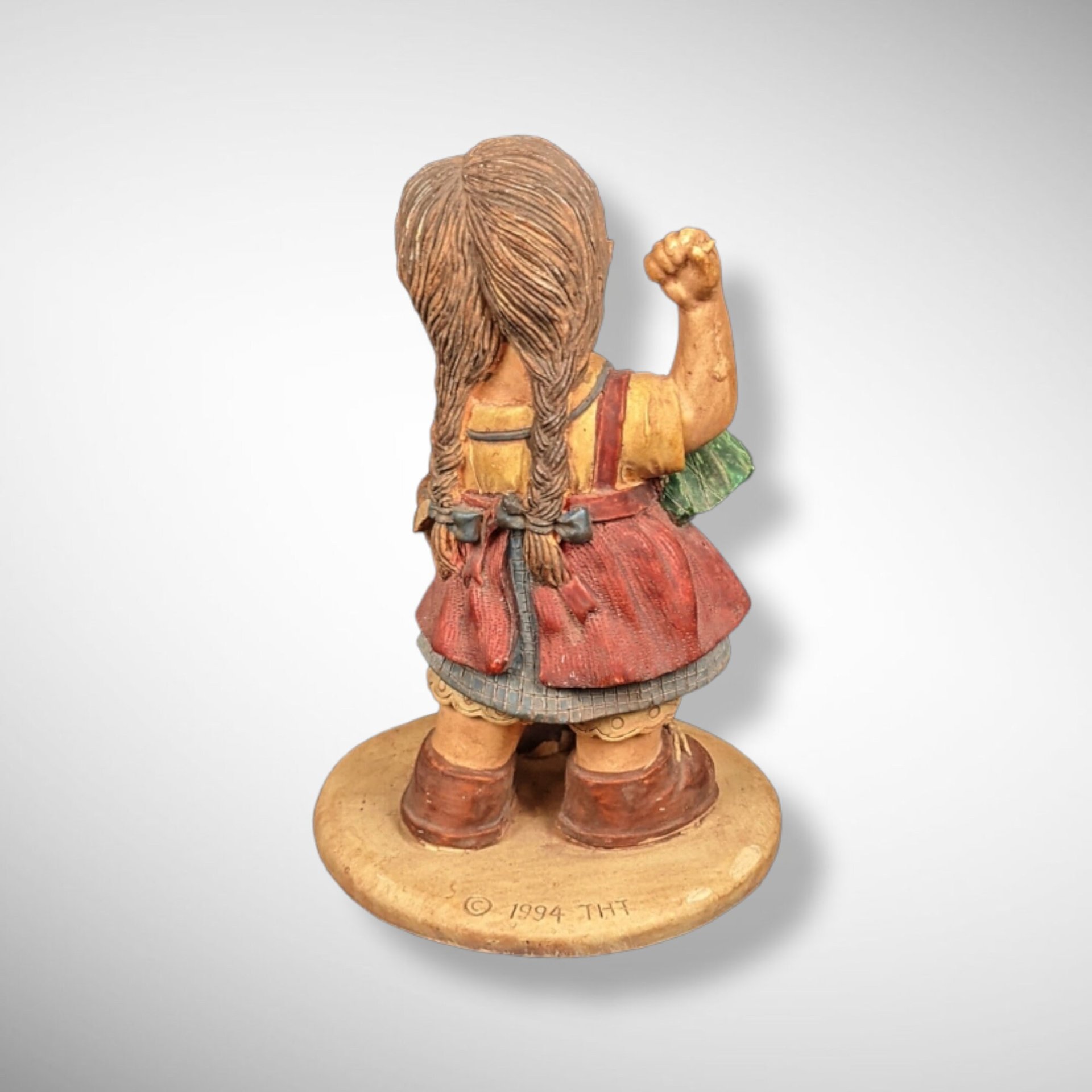 Tenderheart Treasures 1994 Figurine Needlepoint Girl Figurine