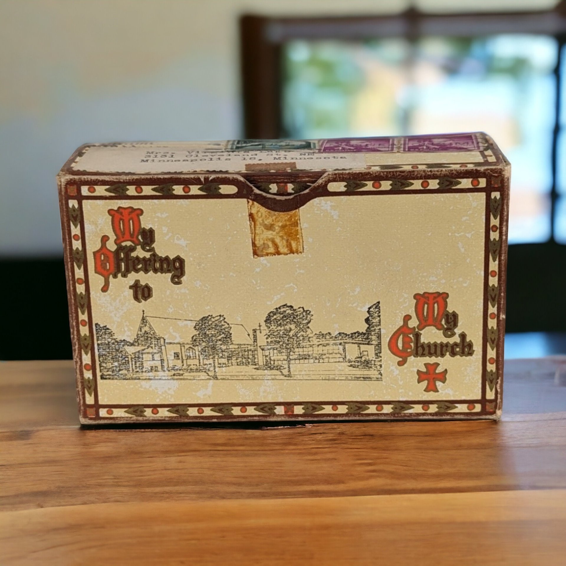 1959 Gustavus Adolphus Lutheran Church Offering/Tithe Envelopes | Vintage Religious Memorabilia | Collector's Item